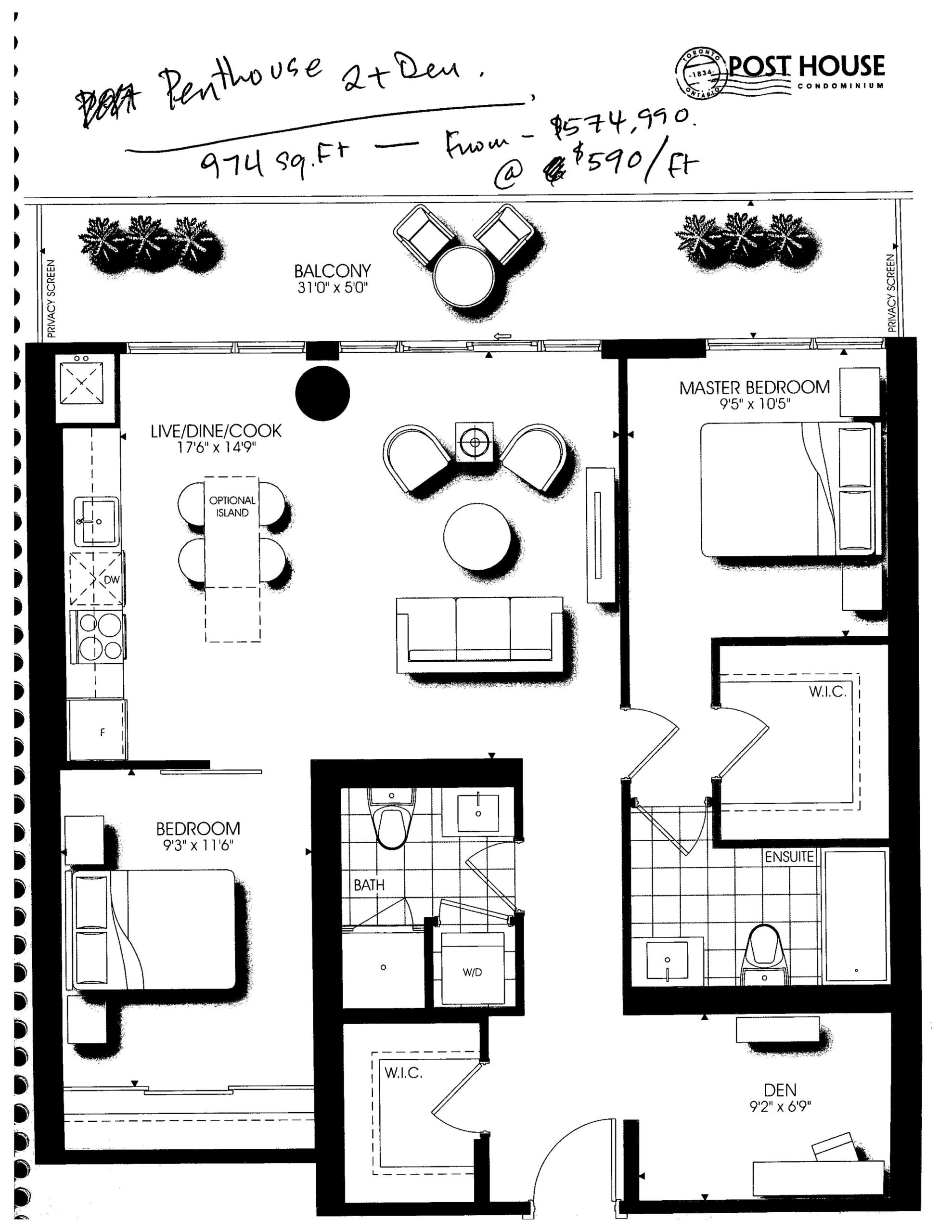 P974 floor plan