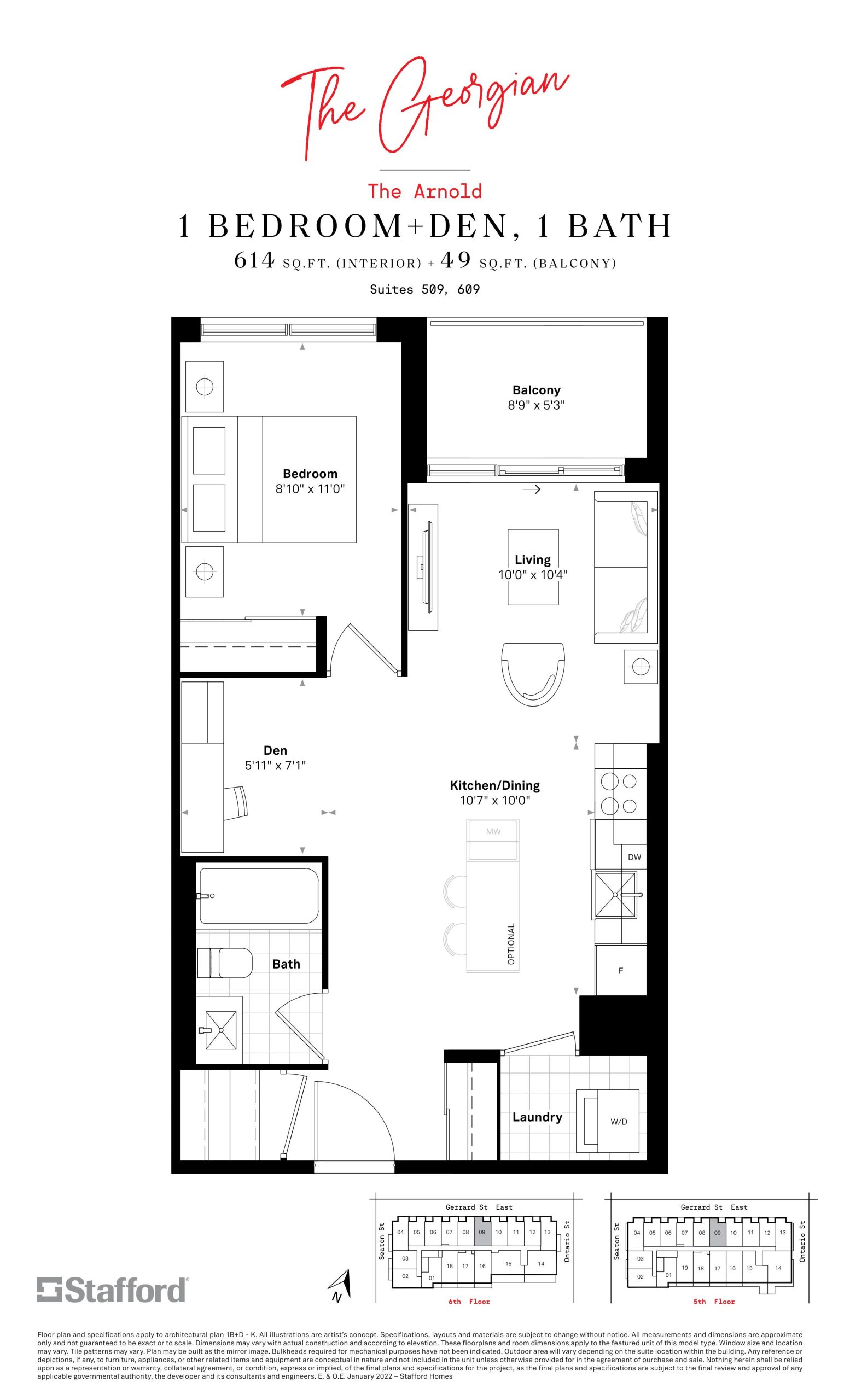 The Arnold floor plan
