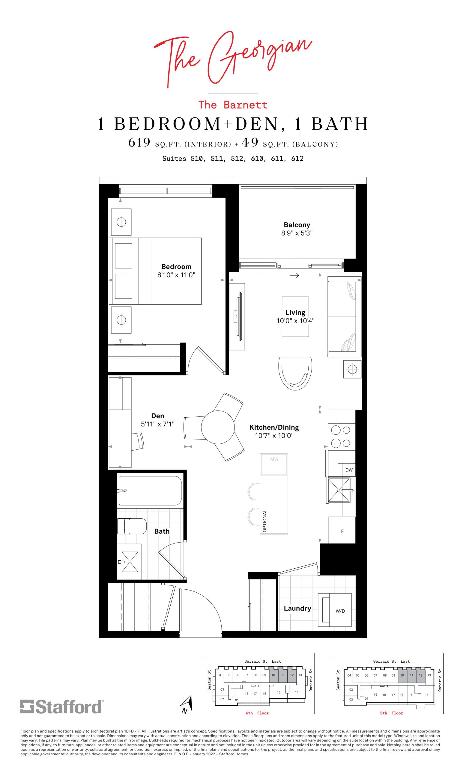 The Barnett floor plan