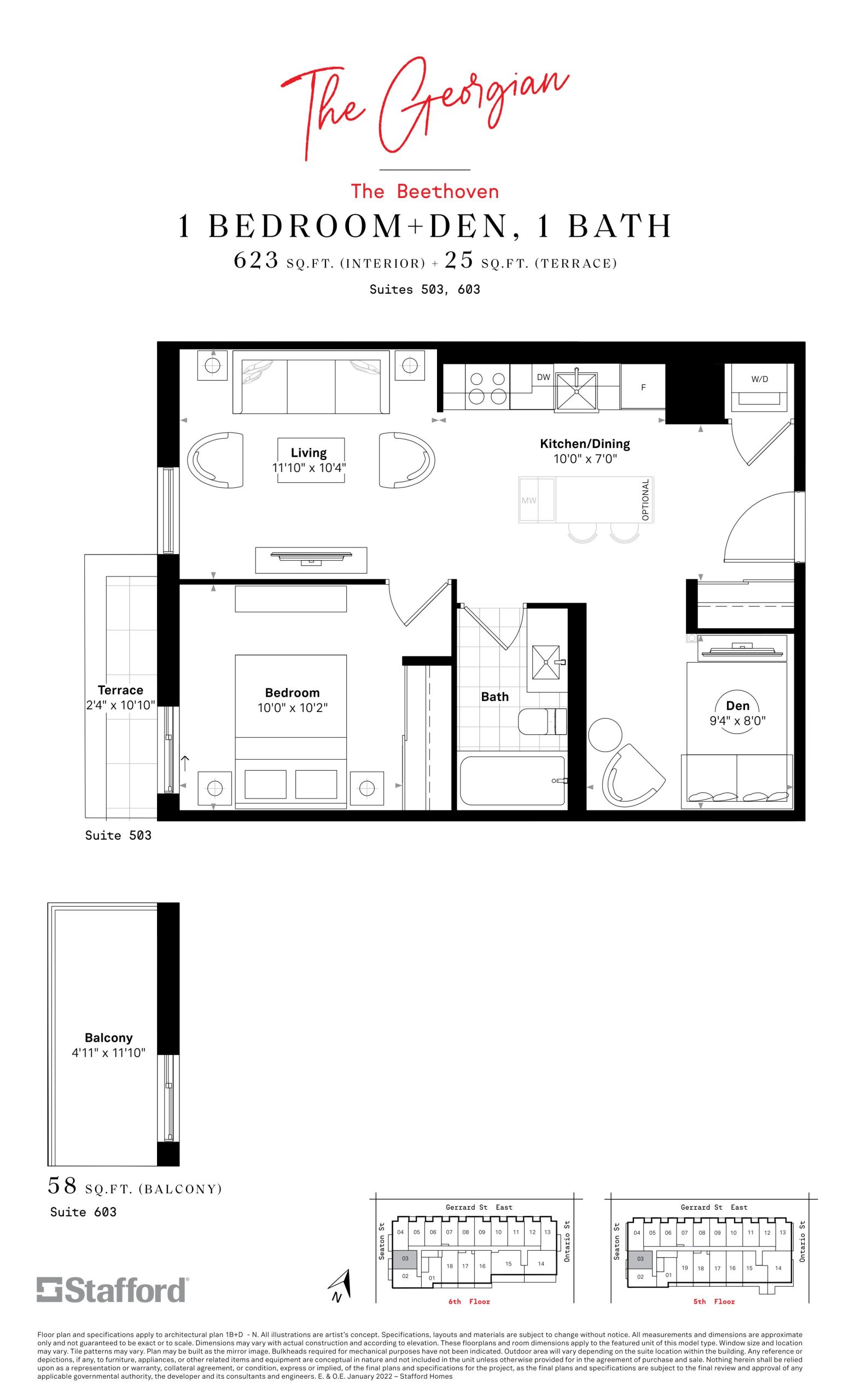 The Beethoven floor plan