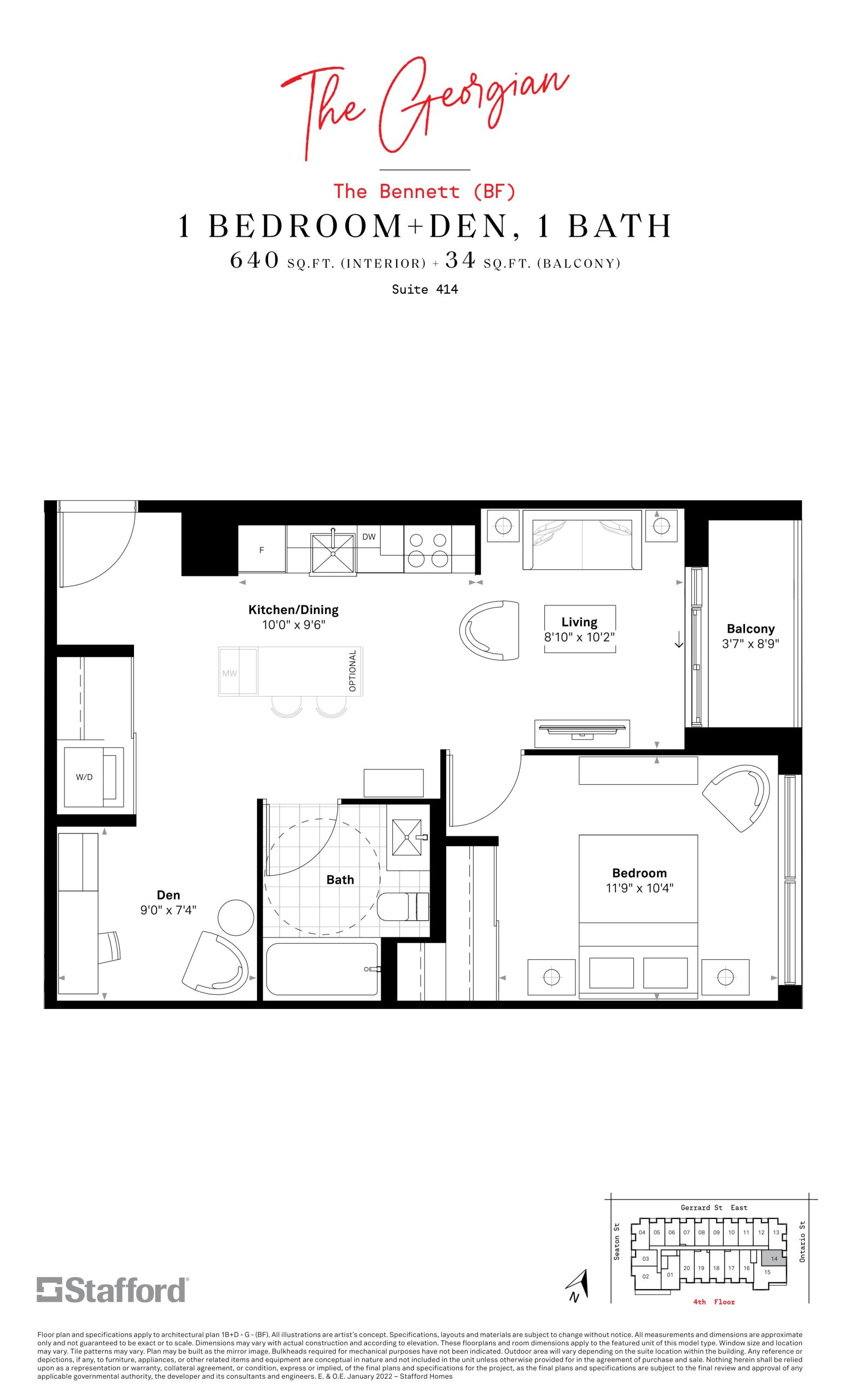The Bennett (BF) floor plan