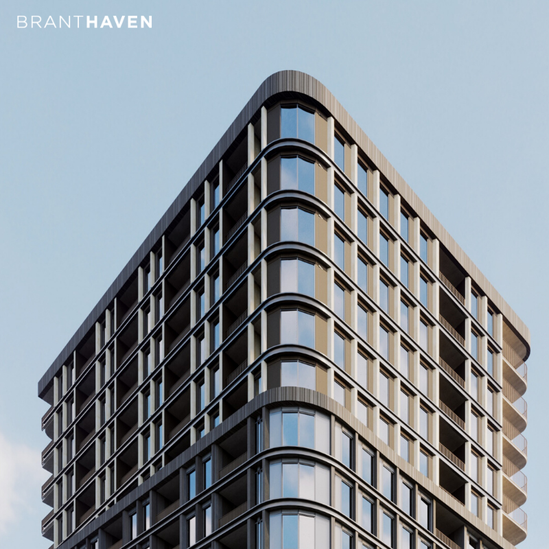The Greenwich Condos at Oakvillage in Oakville — rendering 1