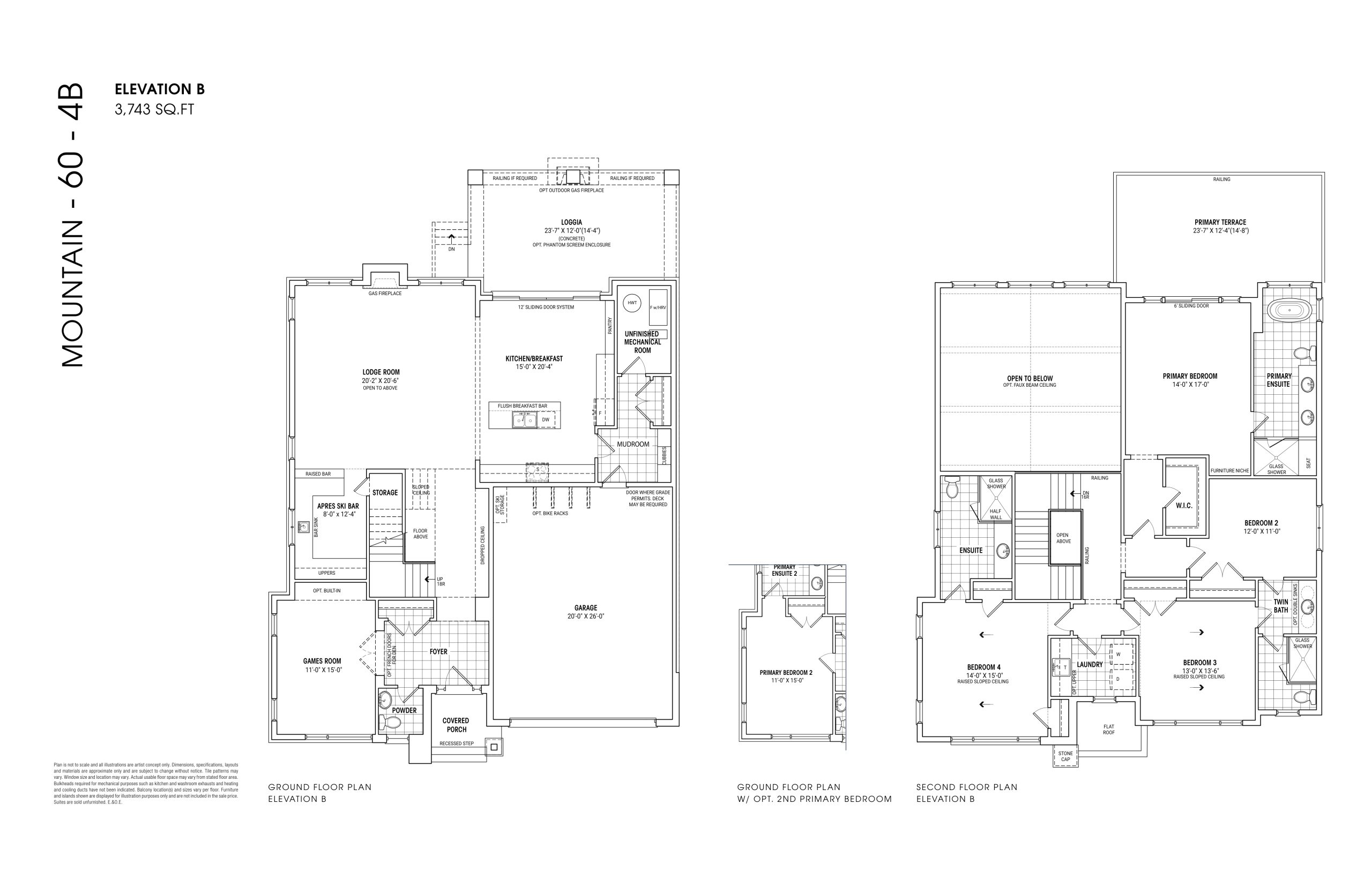 Mountain 60 4B floor plan