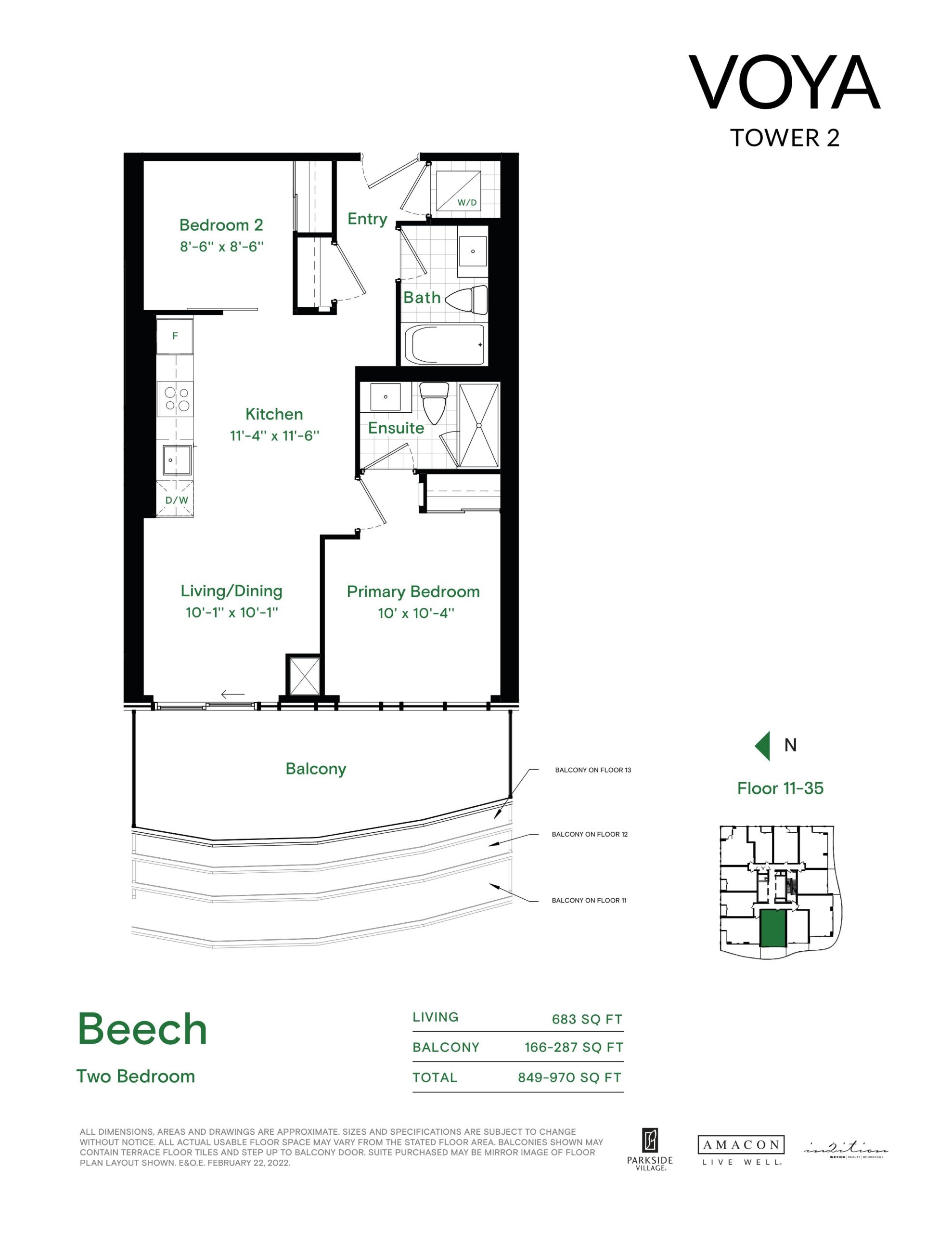 Beech - Typical floor plan