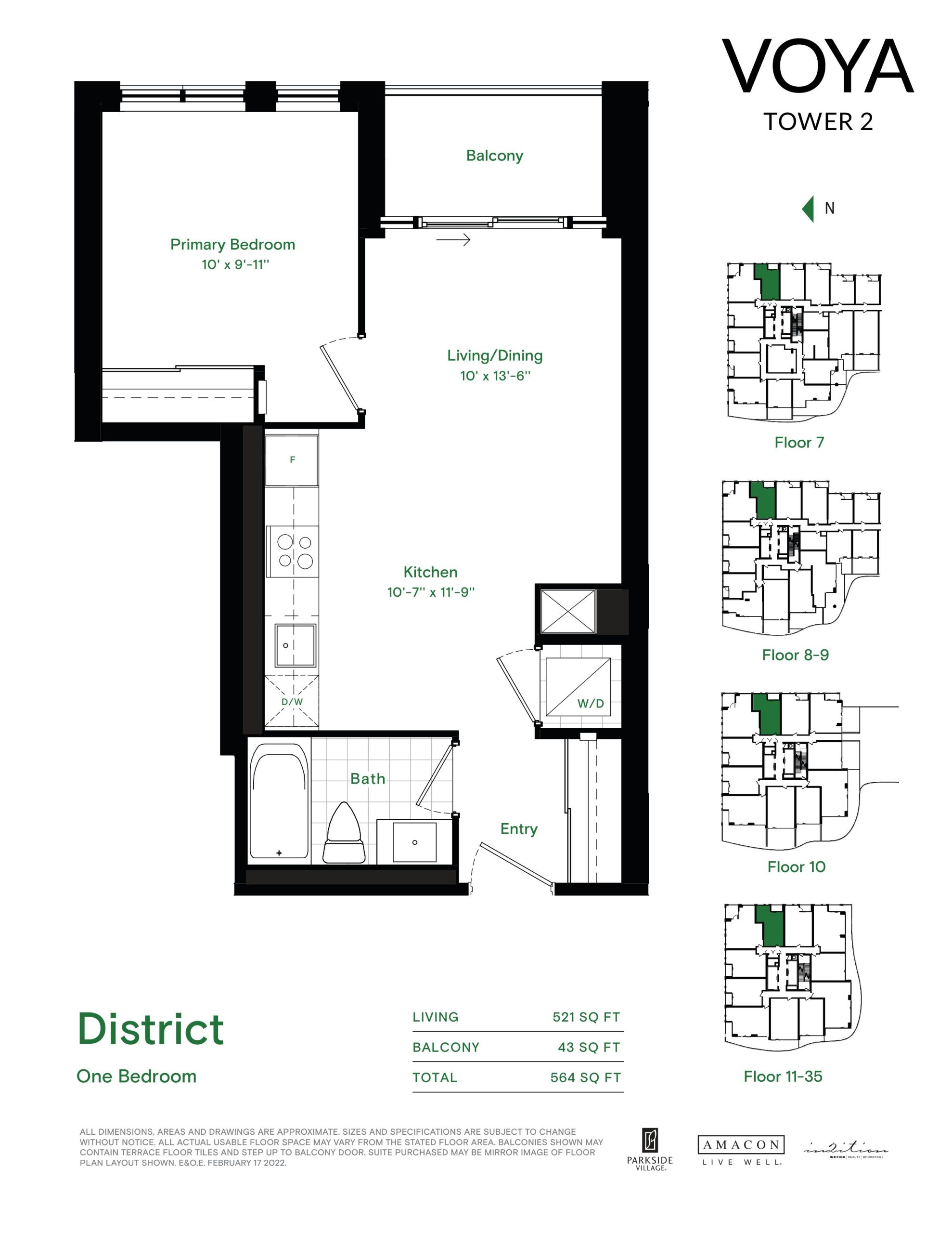 District - Typical floor plan