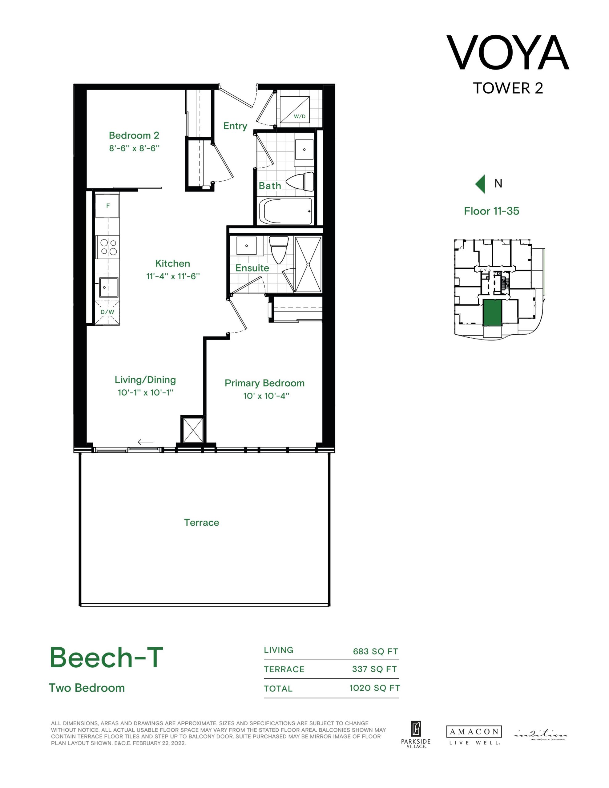 Beech-T - Podium floor plan