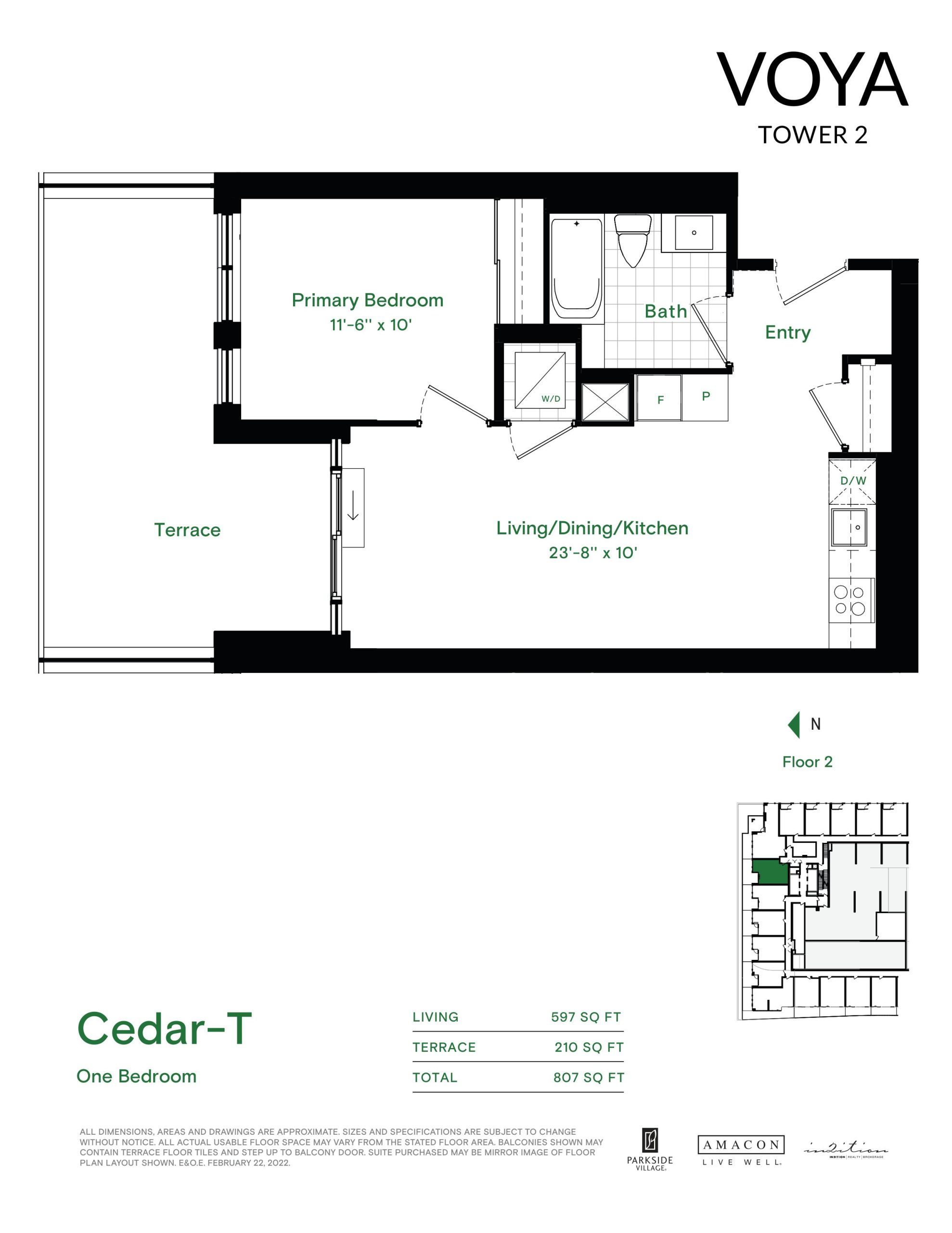 Cedar-T - Podium floor plan