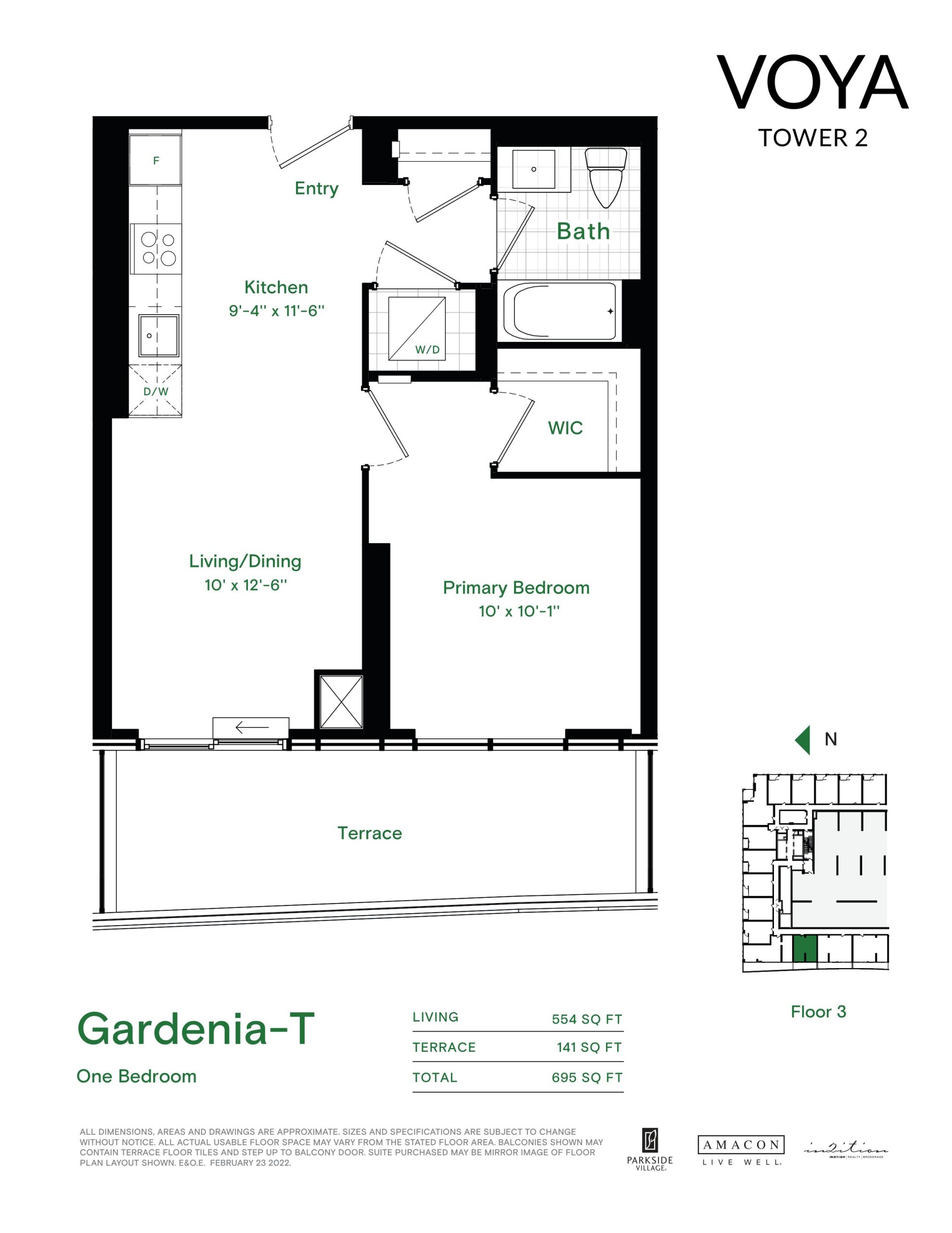 Gardenia-T - Podium floor plan