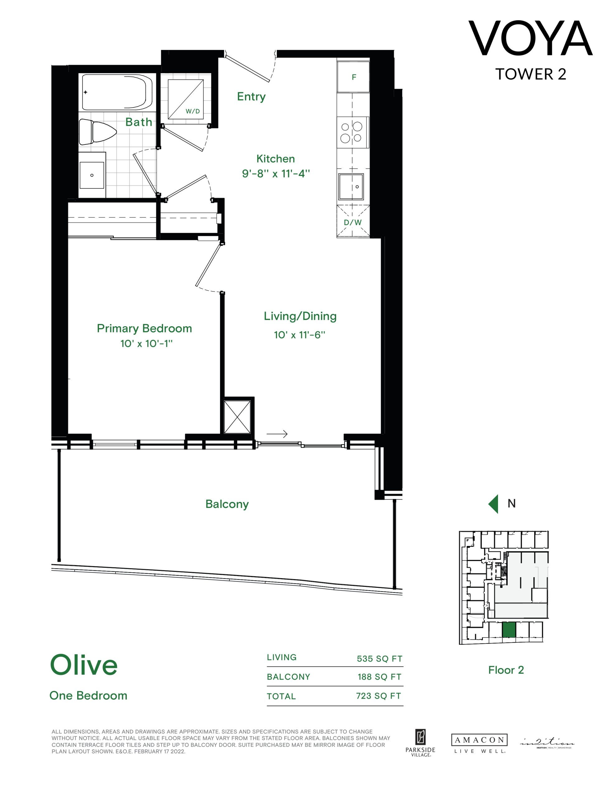 Olive - Podium floor plan
