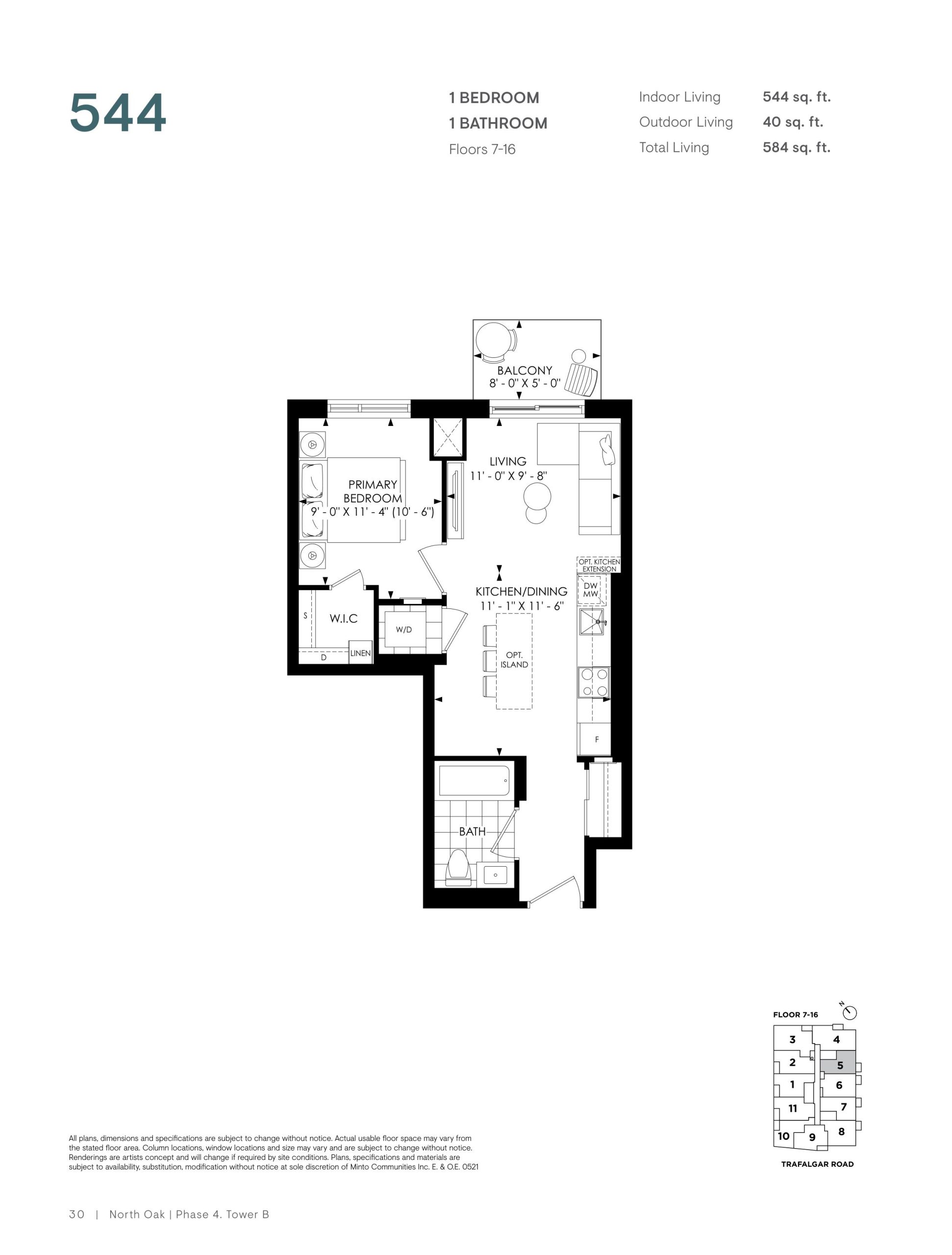 544 - Tower 4B floor plan