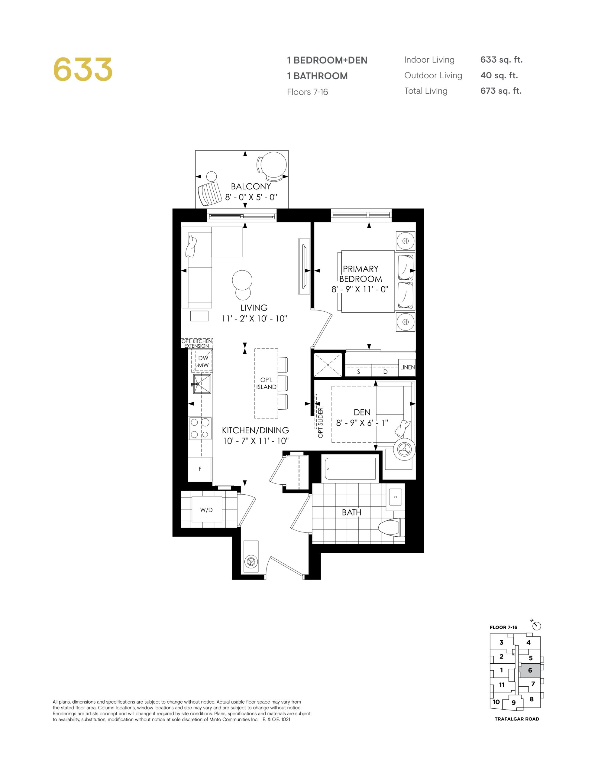 633 - Tower 4B floor plan