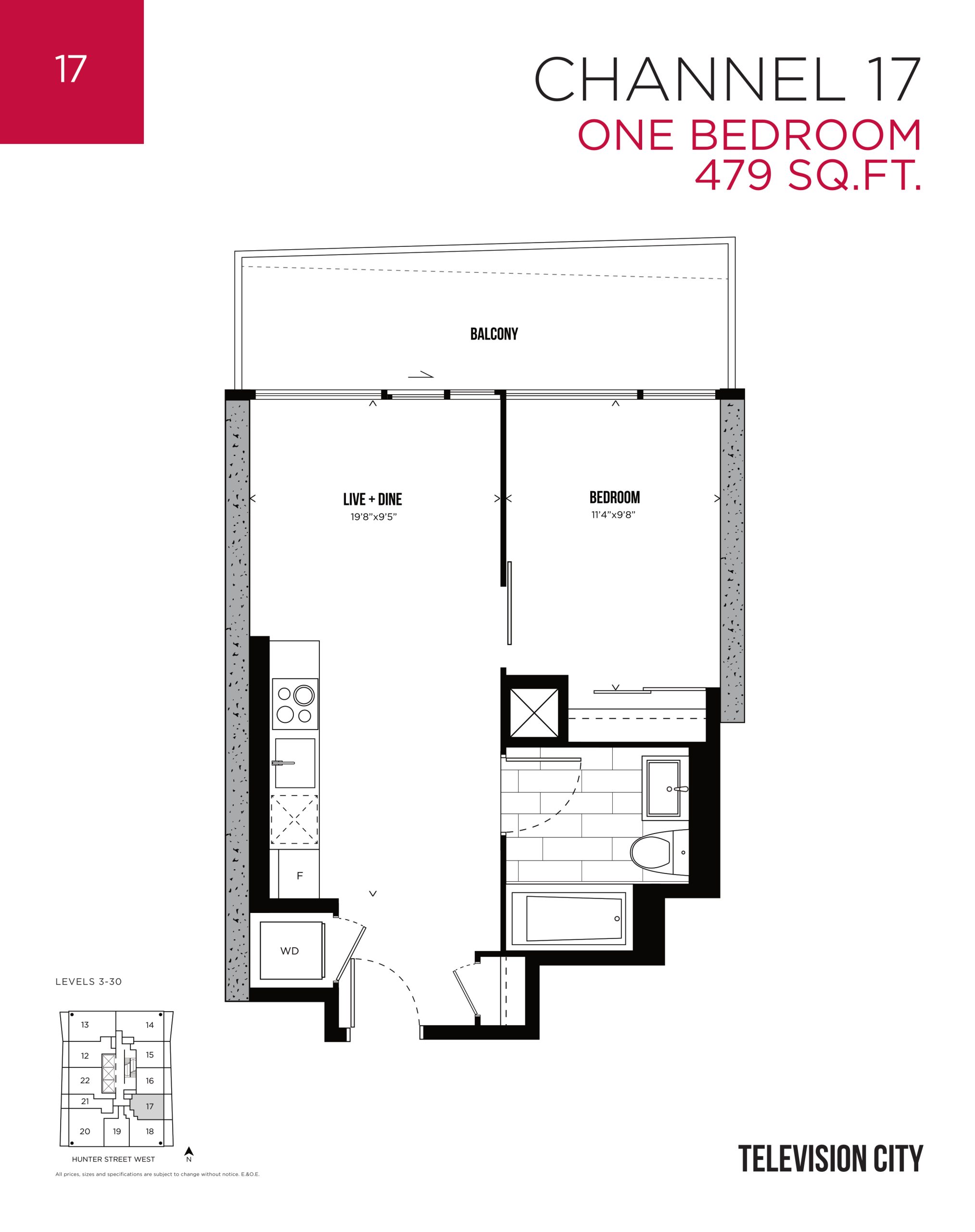 Channel 17 floor plan