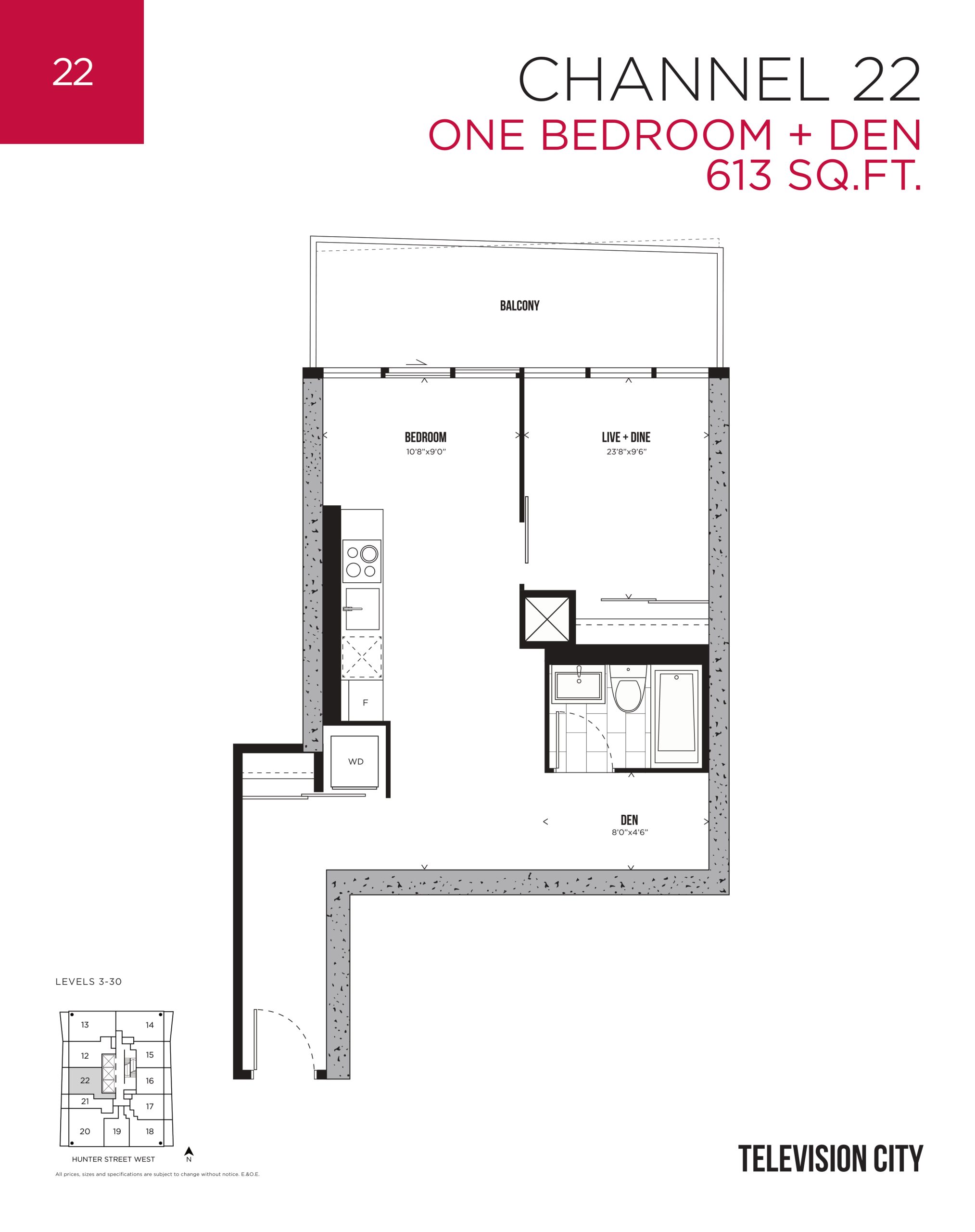 Channel 22 floor plan