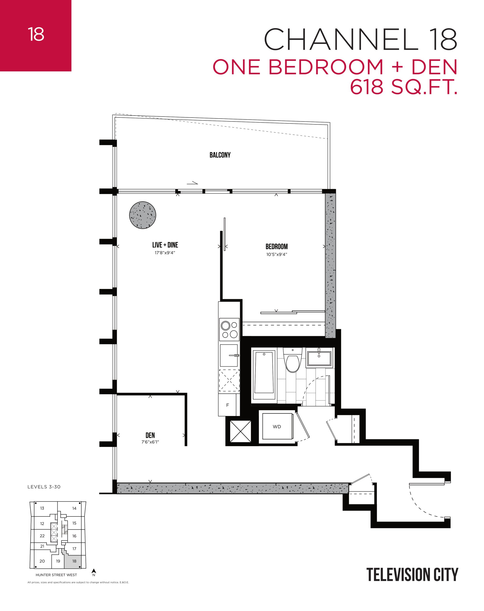 Channel 18 floor plan