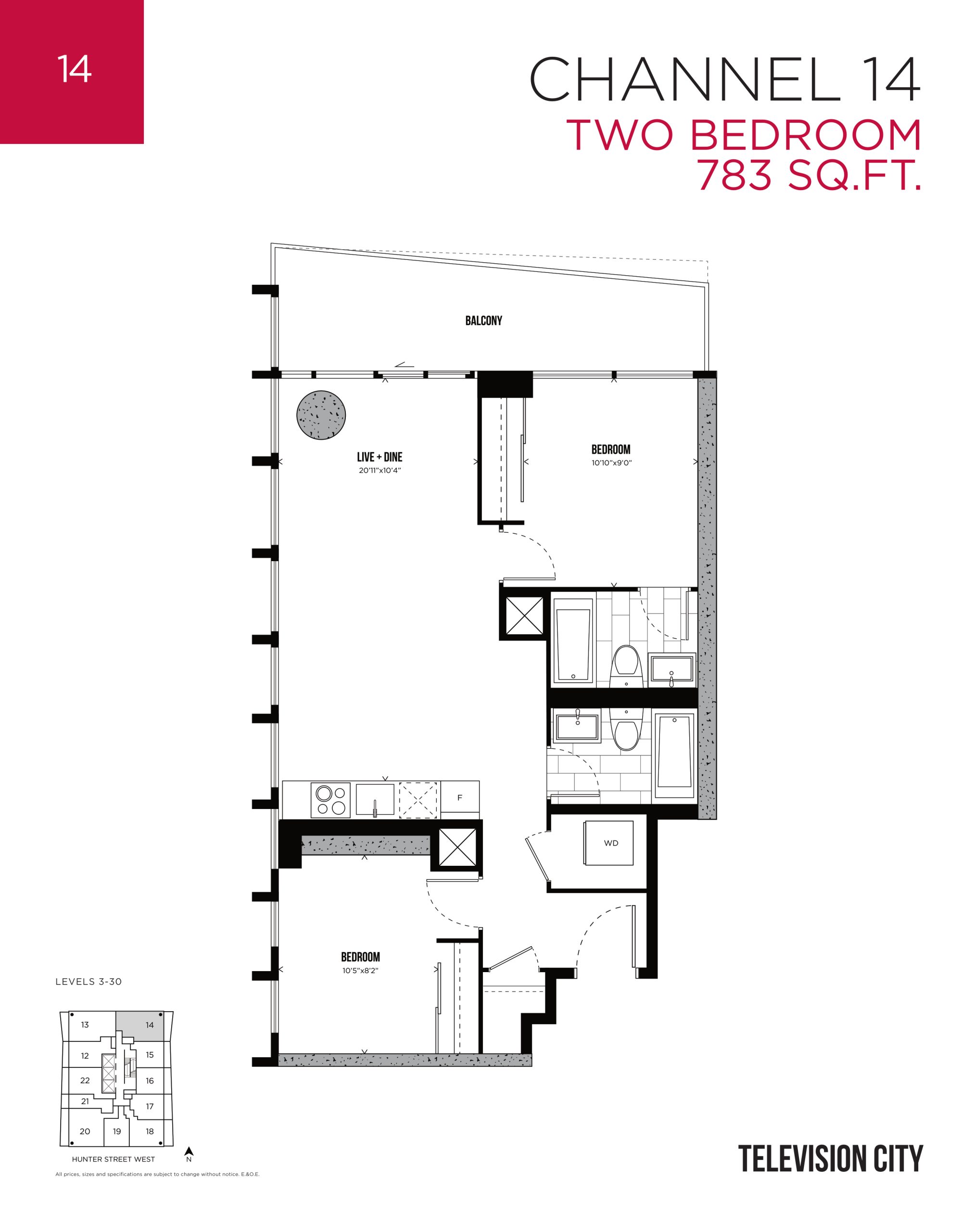 Channel 14 floor plan