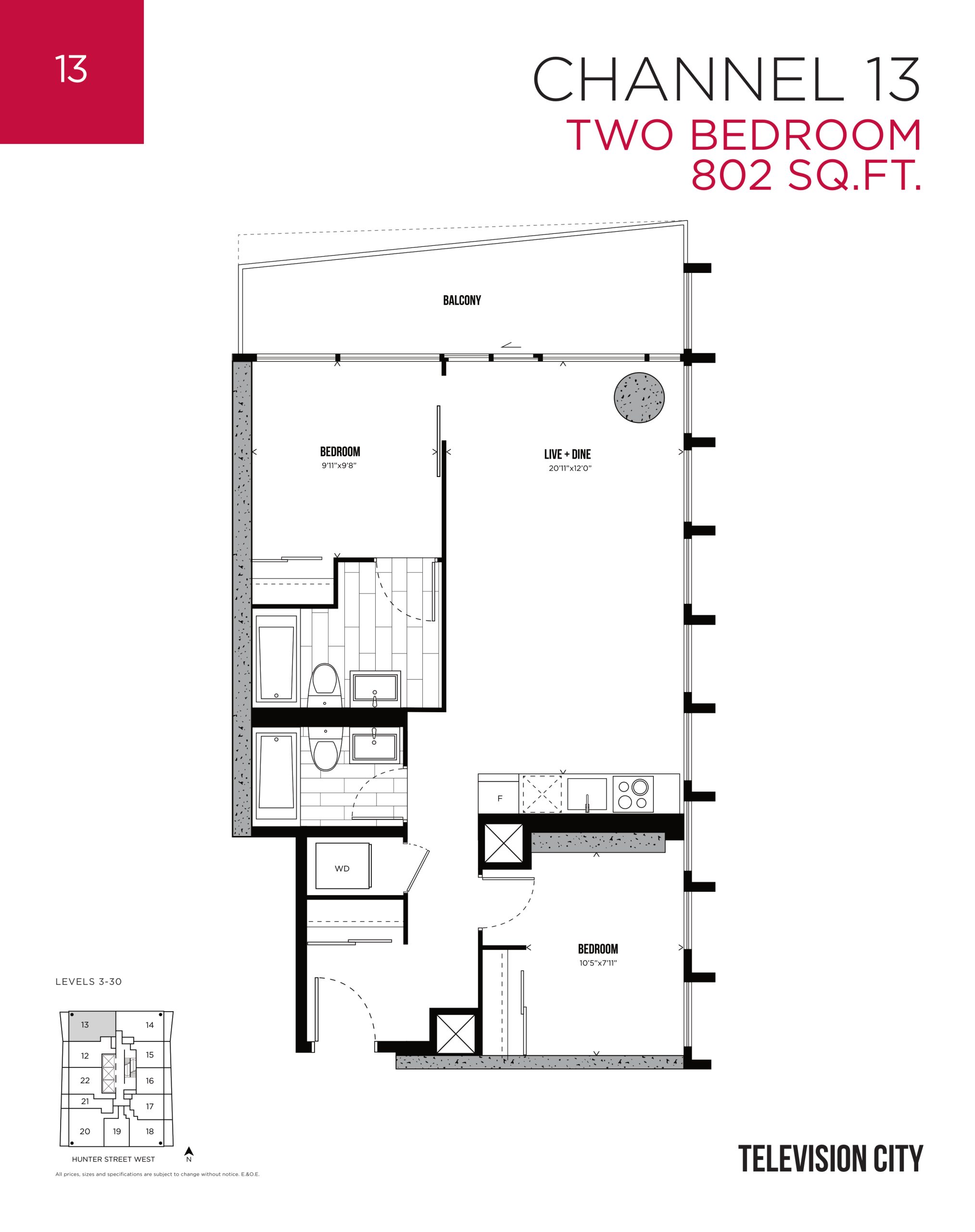 Channel 13 floor plan