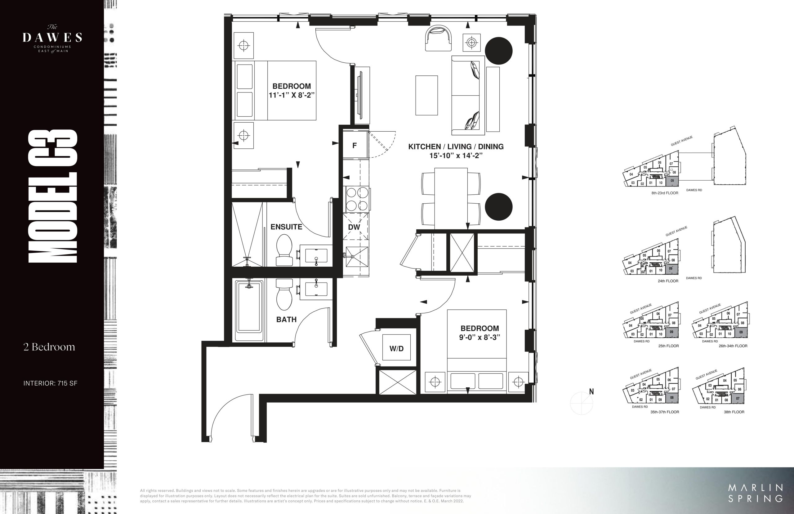 Model G3 floor plan