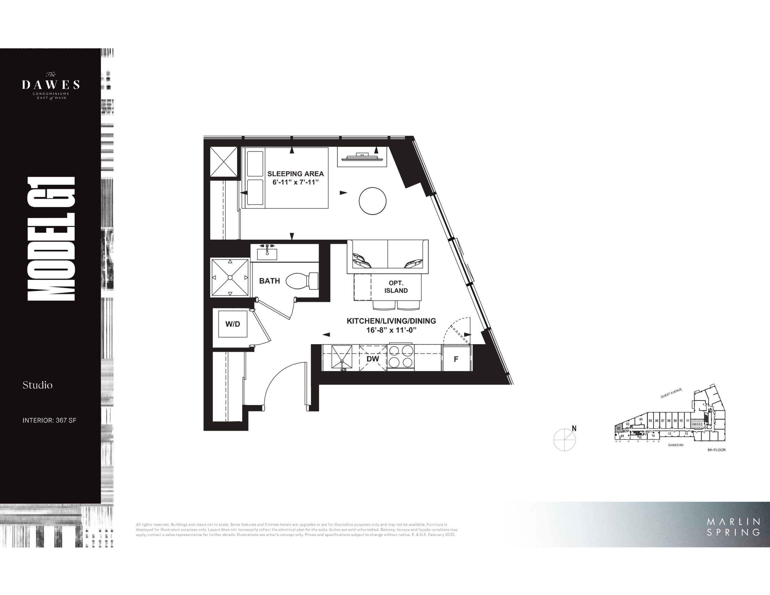 Model G1 floor plan