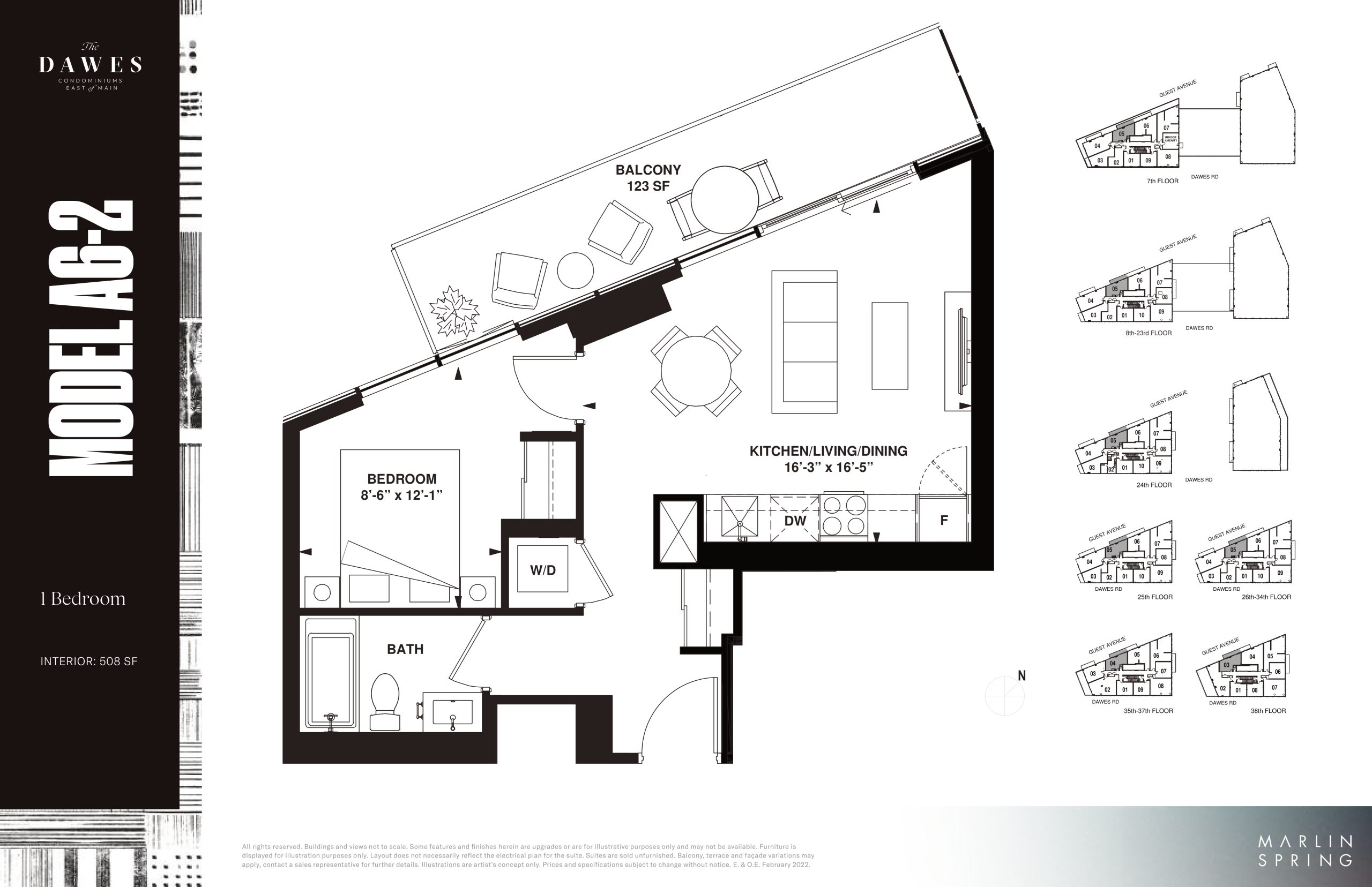 Model A6-2 floor plan