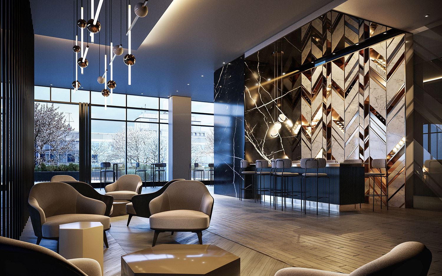 The Moderne in Hamilton — rendering 8
