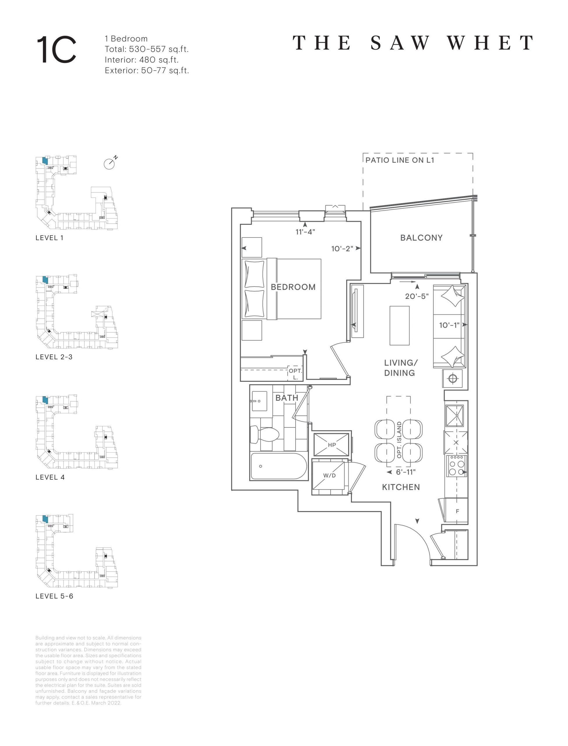 1C floor plan
