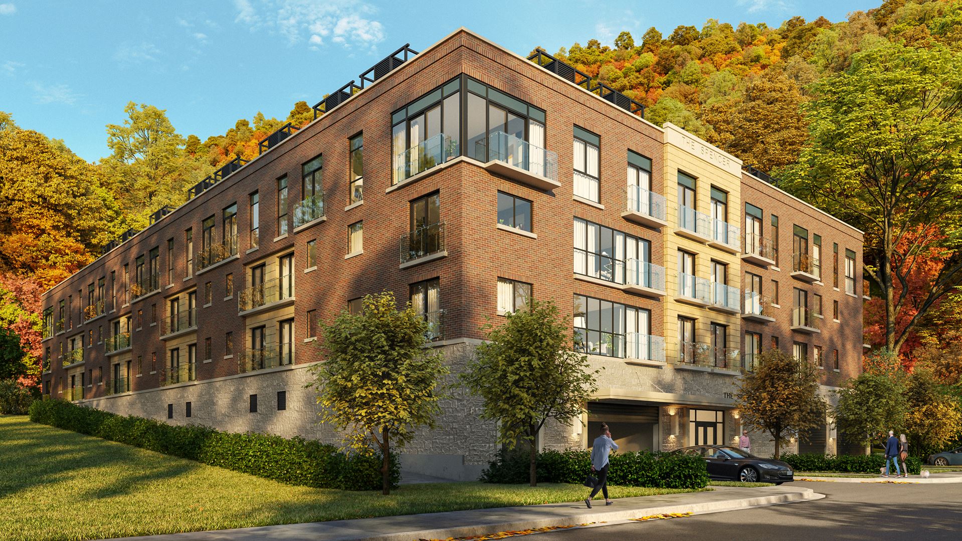 The Spencer at Dundas Peak in Hamilton — rendering 4