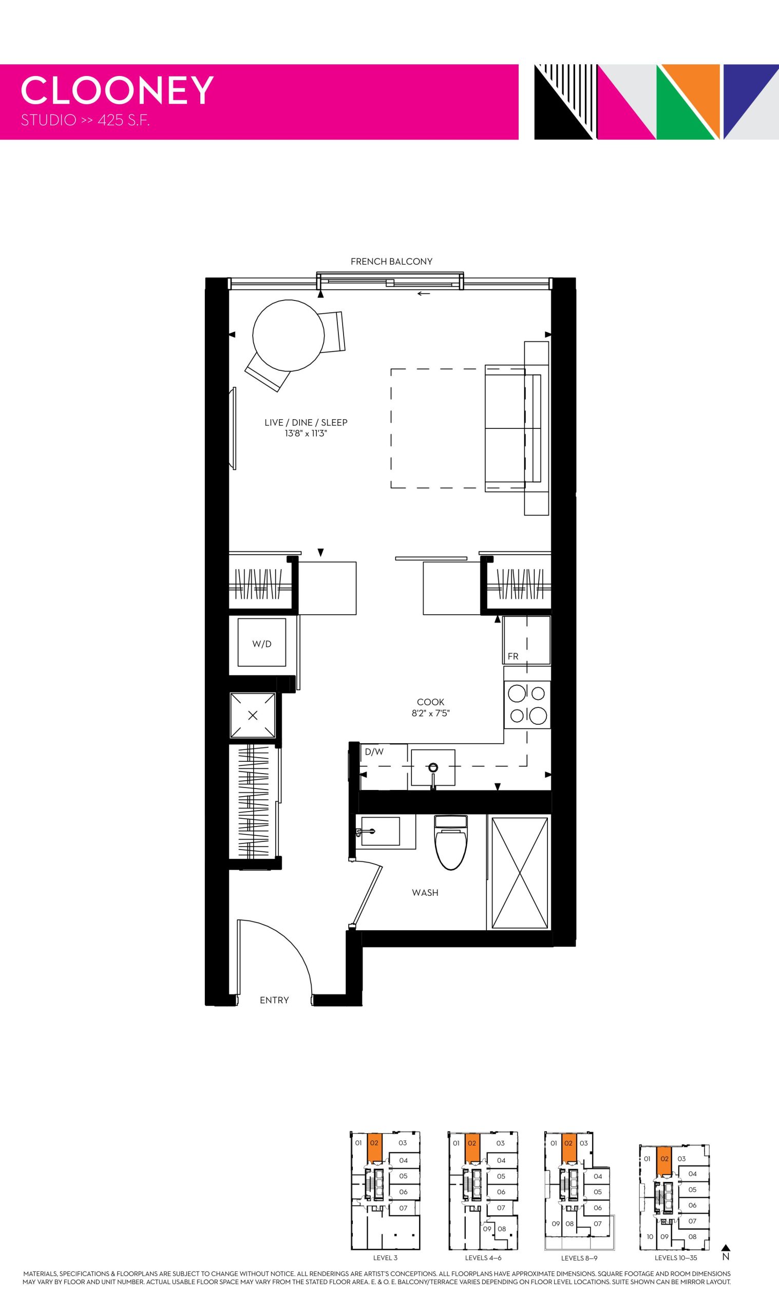 Clooney floor plan