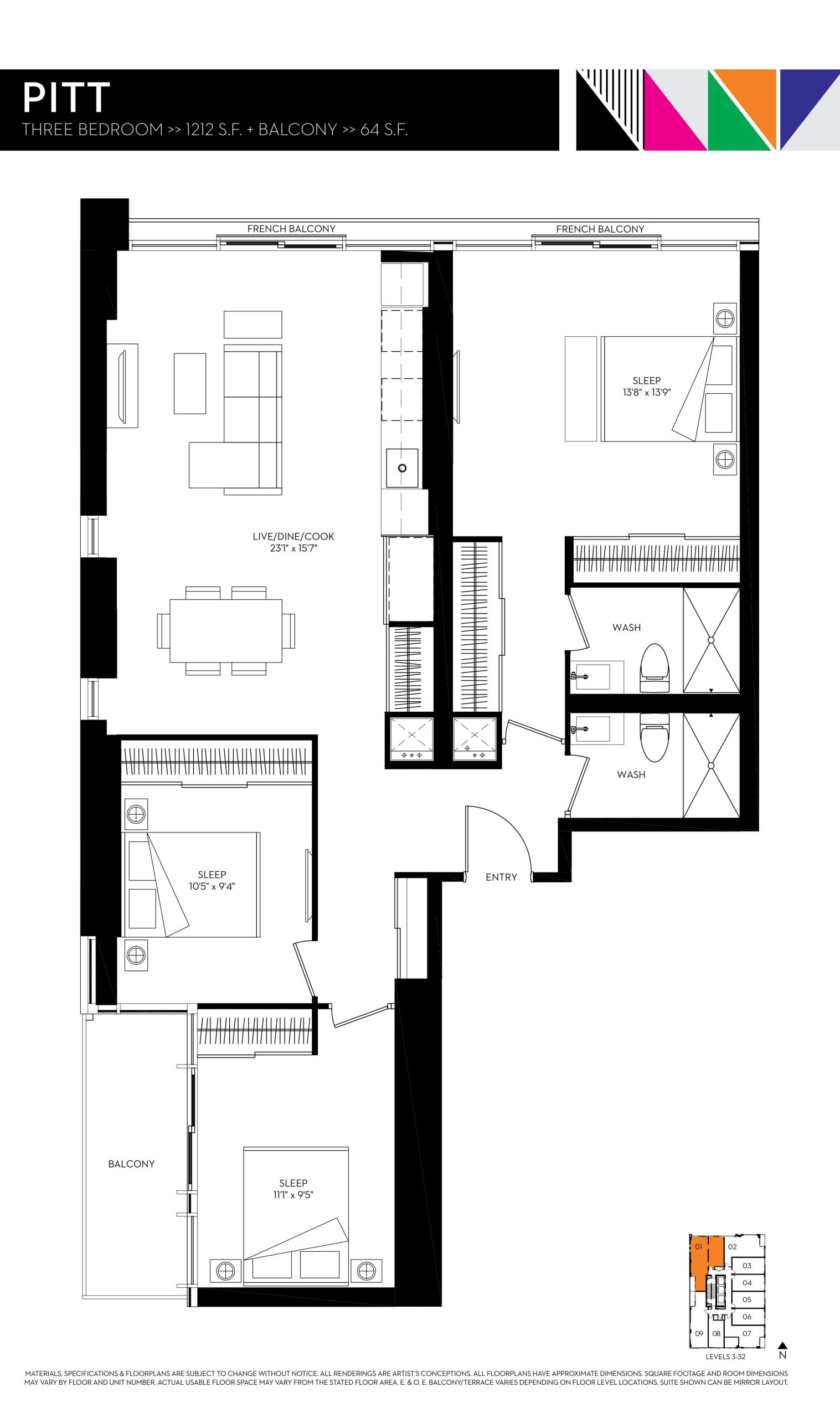 Pitt floor plan