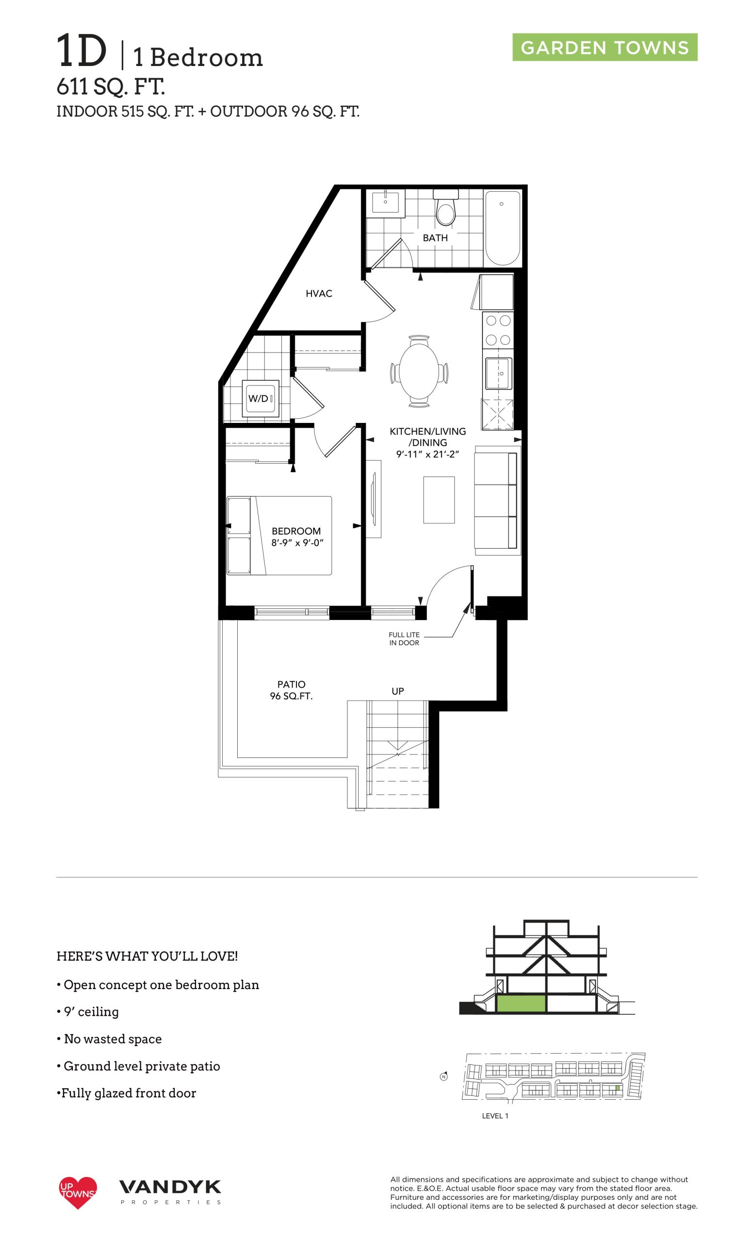 1D - Garden Towns floor plan