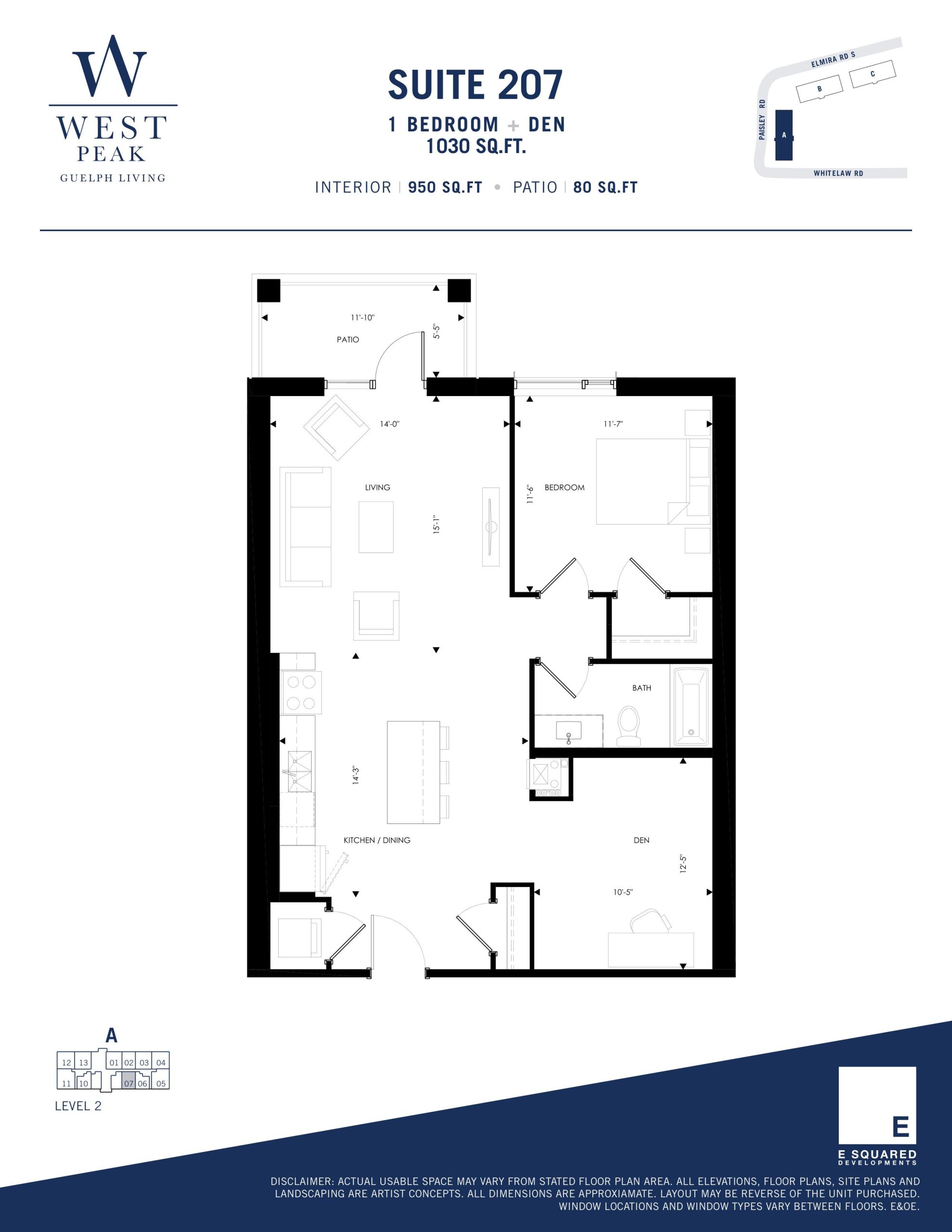 Suite 207 - Building A floor plan