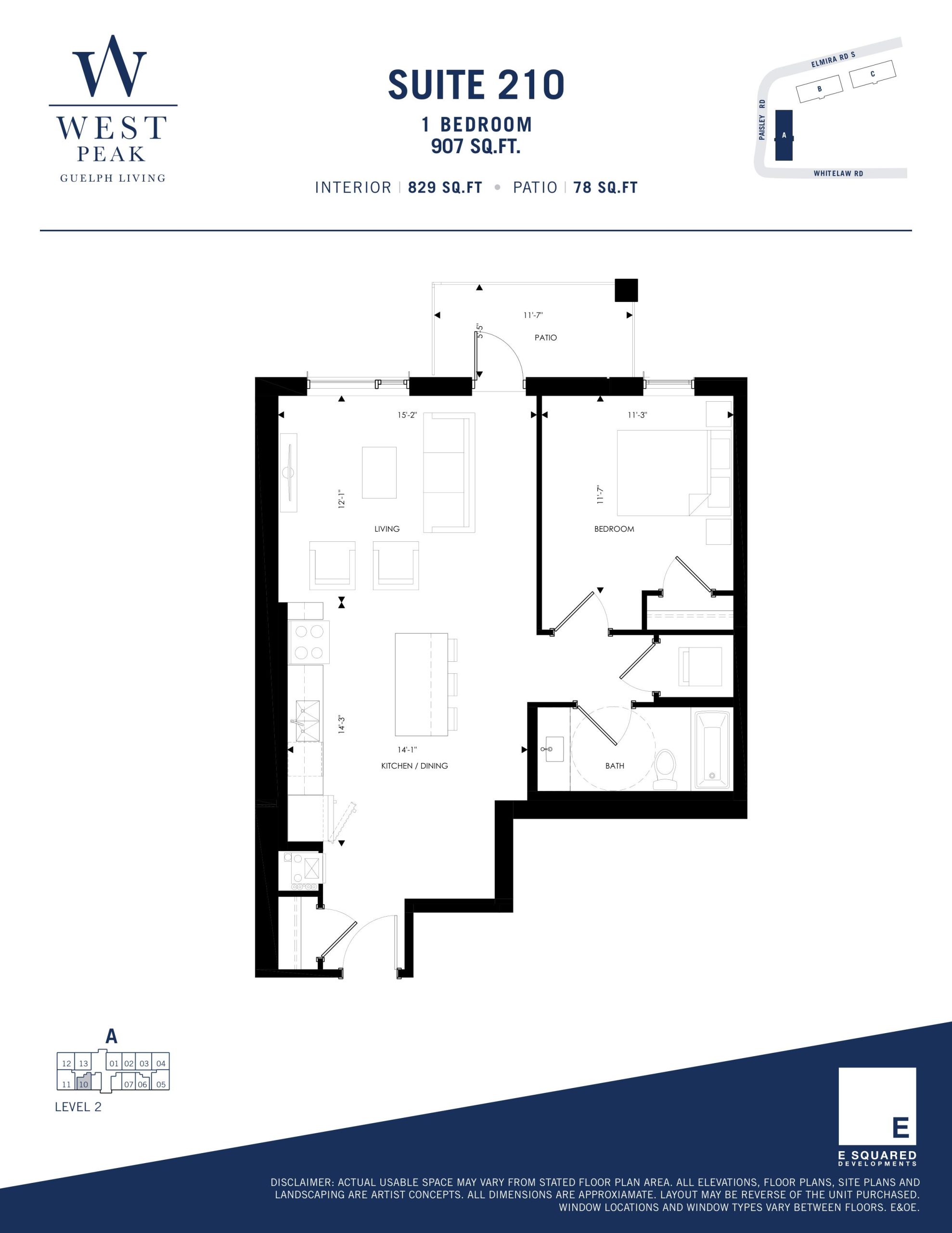 Suite 210 - Building A floor plan