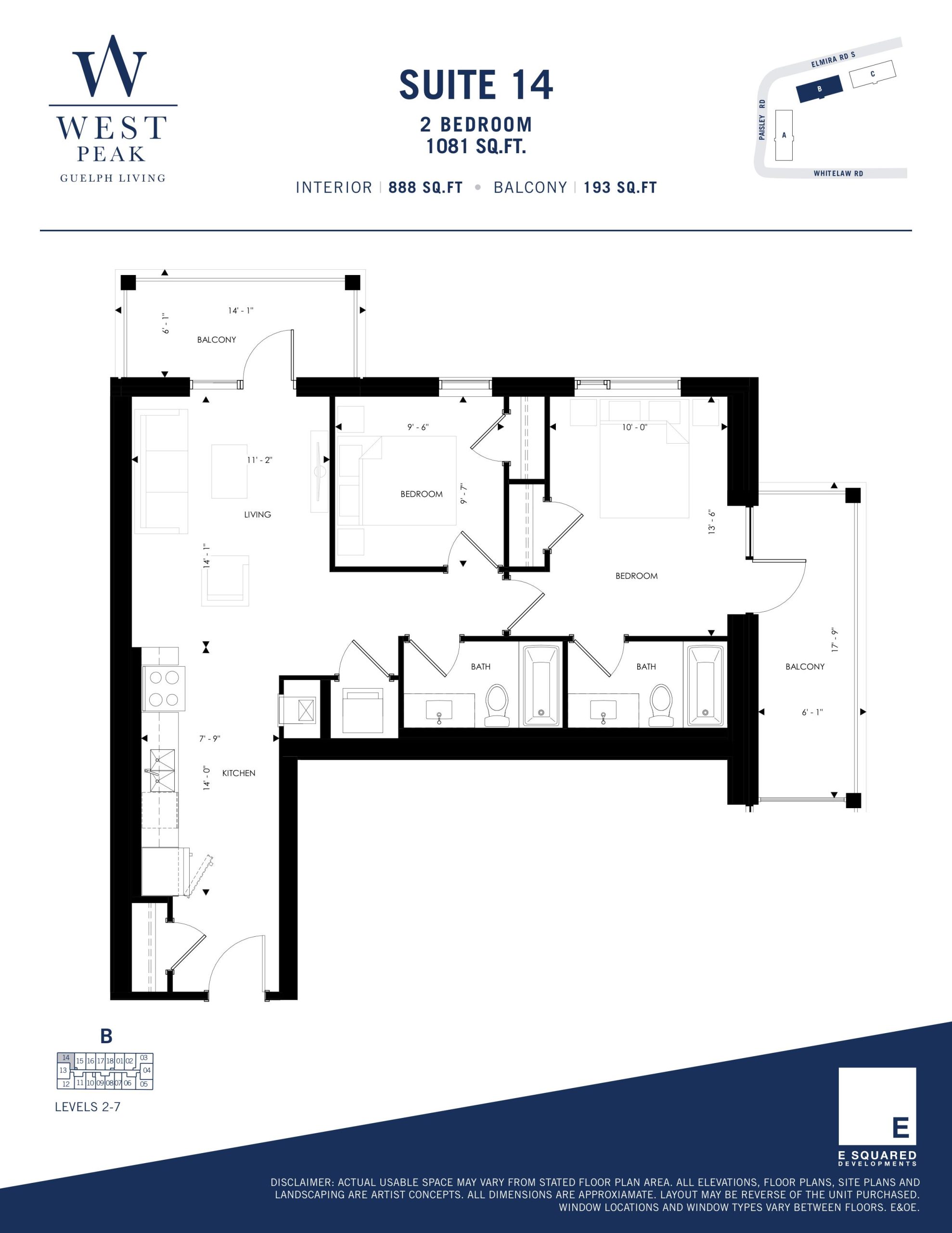Suite 14 - Building B floor plan