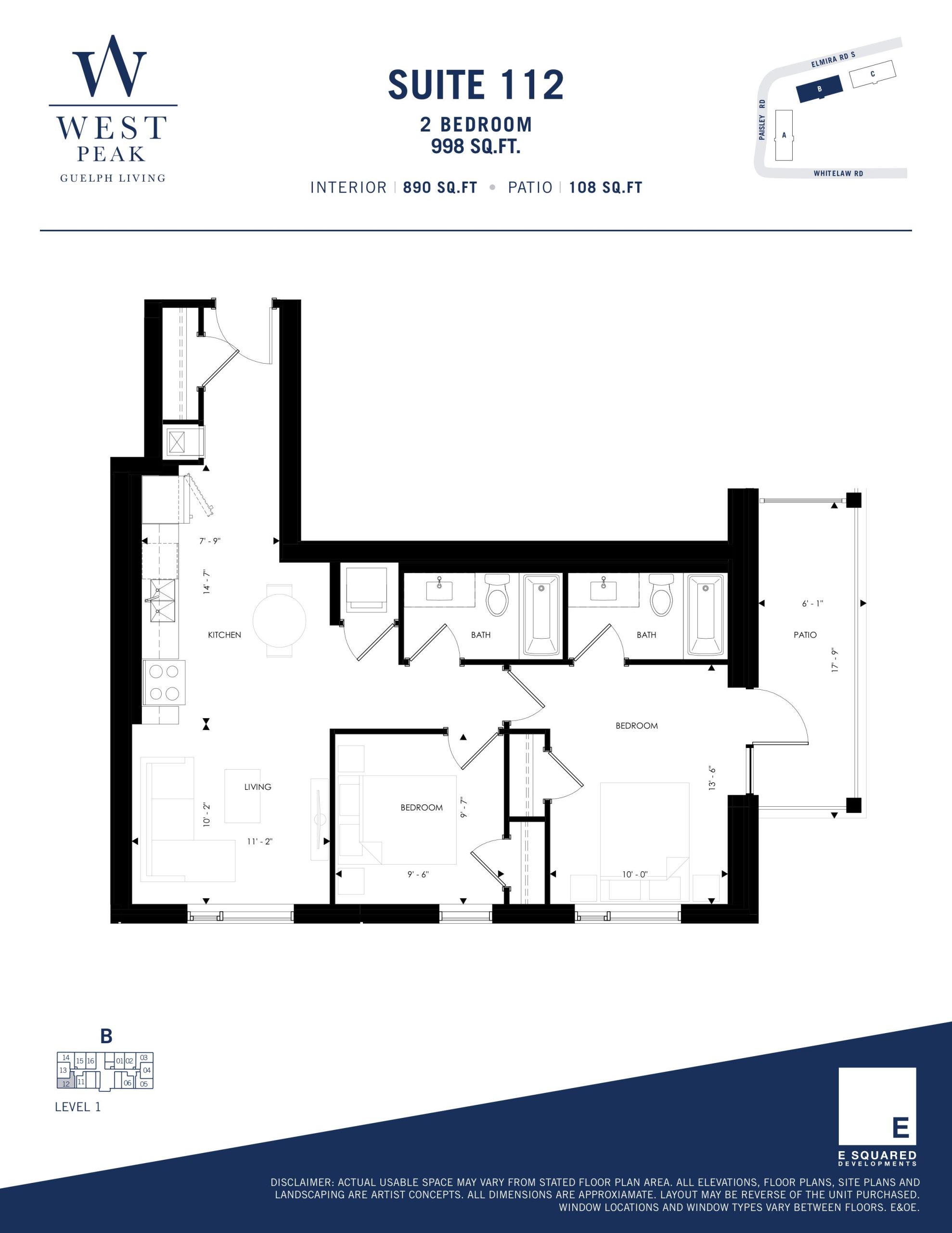 Suite 112 - Building B floor plan