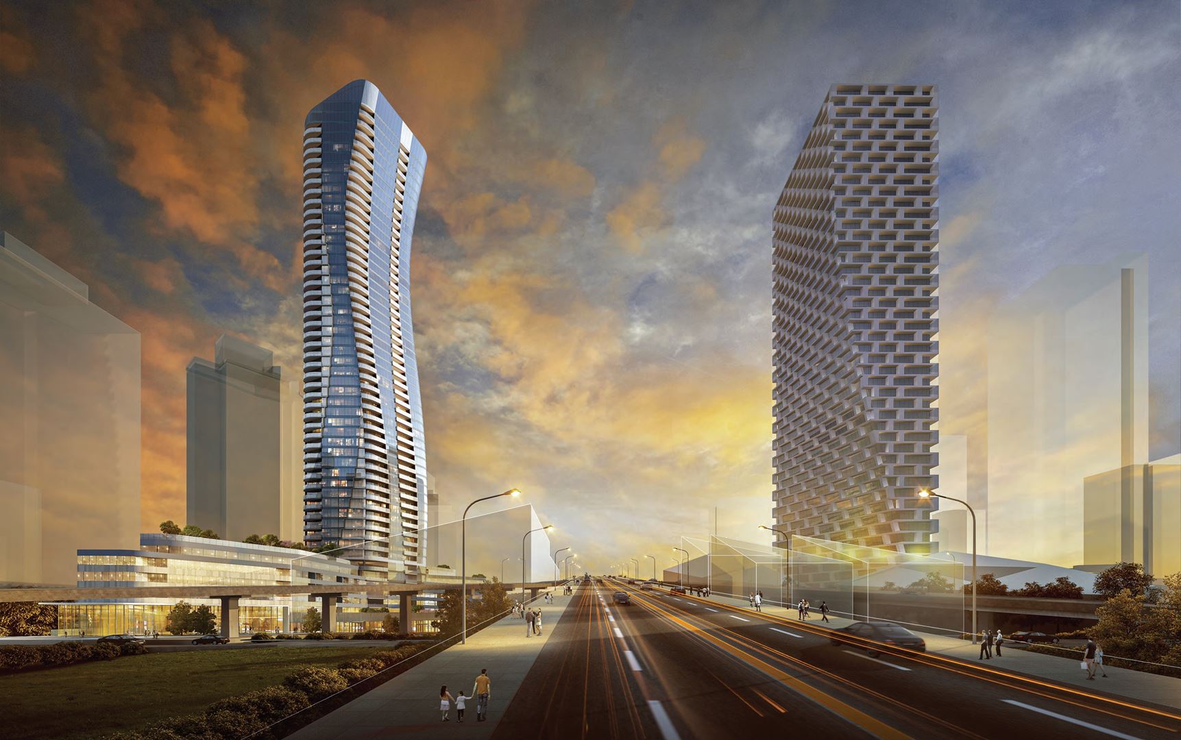 601 Beach Crescent in Vancouver — rendering 1