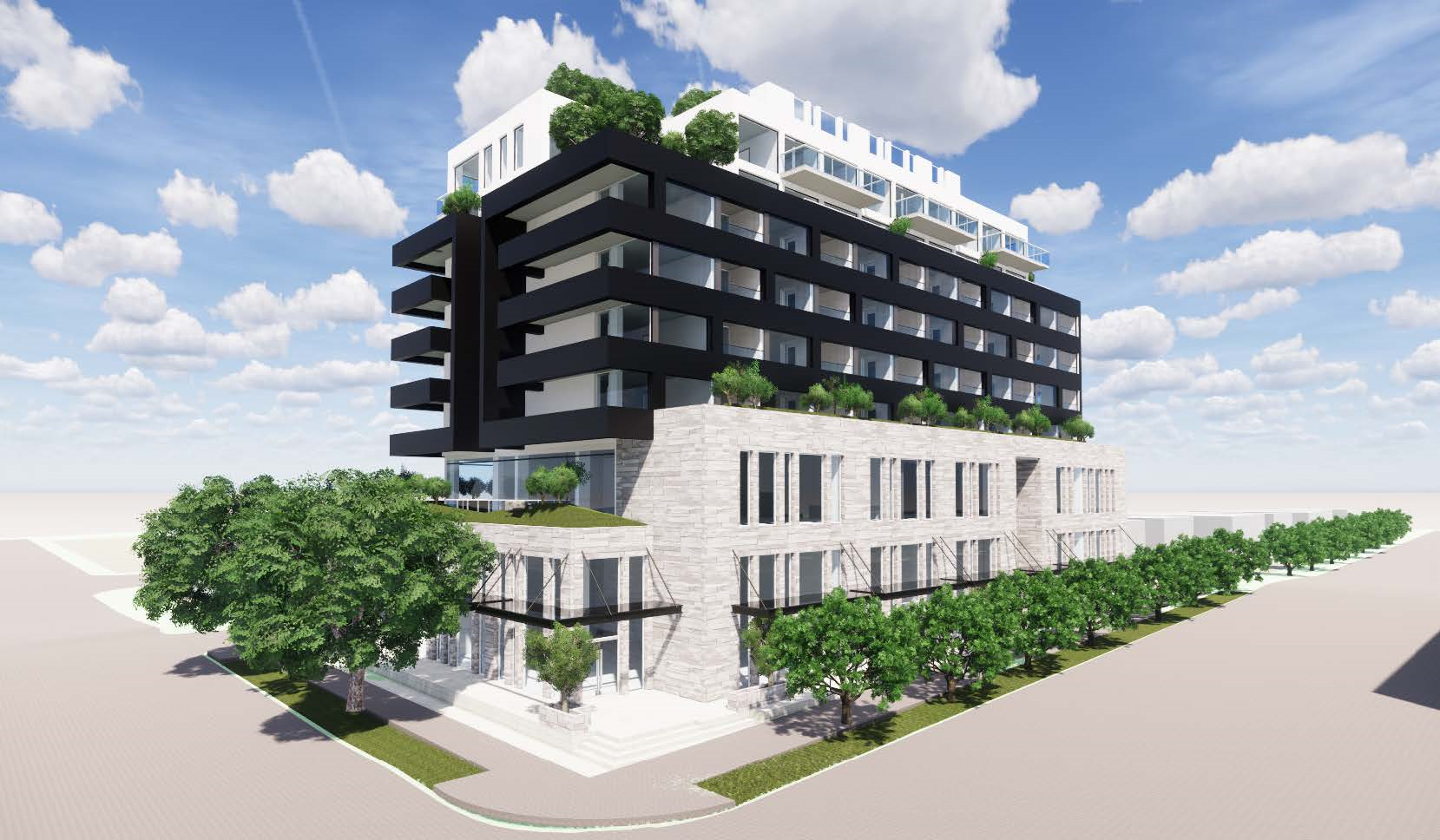 8257 Oak Street Condos and Townhomes, Vancouver. Artist’s rendering.