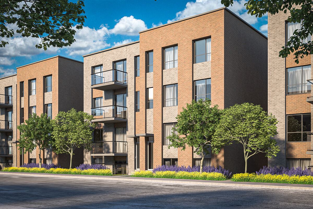 AXE St-Laurent 2 Condos, Montréal. Artist’s rendering.