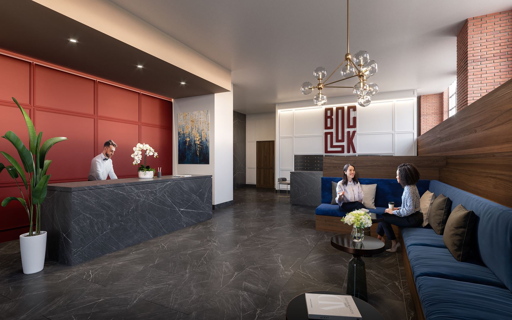 Block Residences in Vancouver — rendering 3