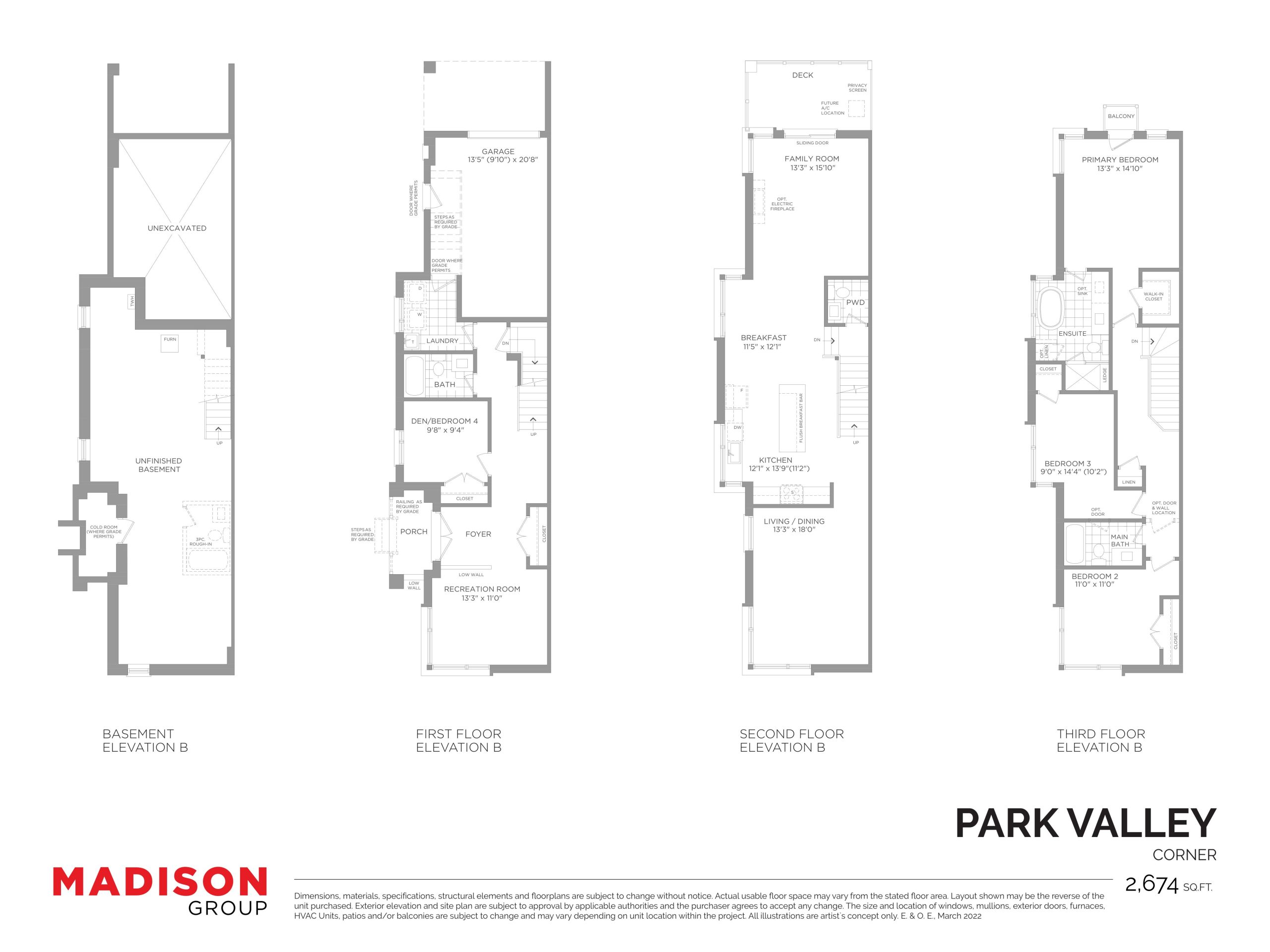 Park Valley floor plan