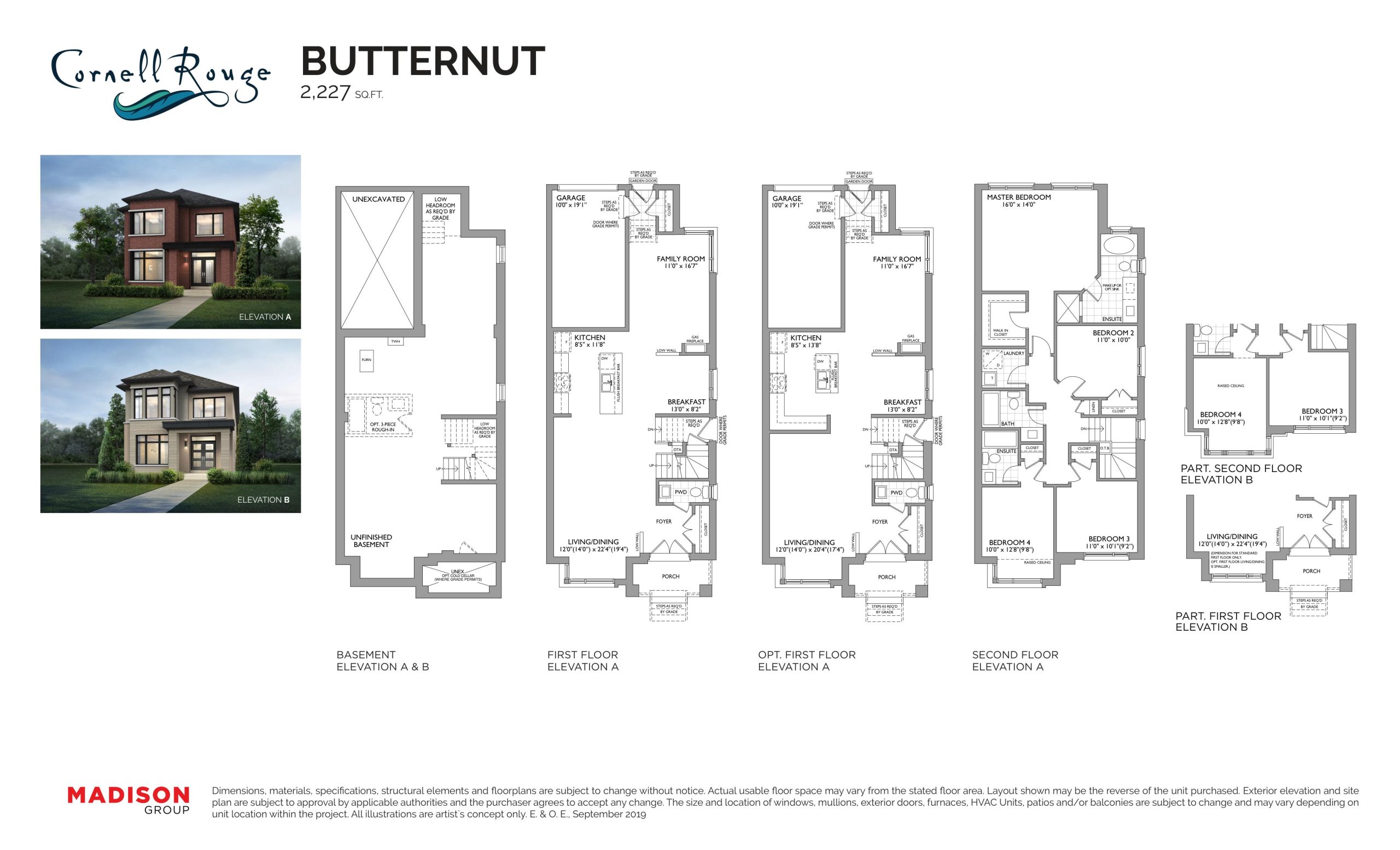 Butternut floor plan