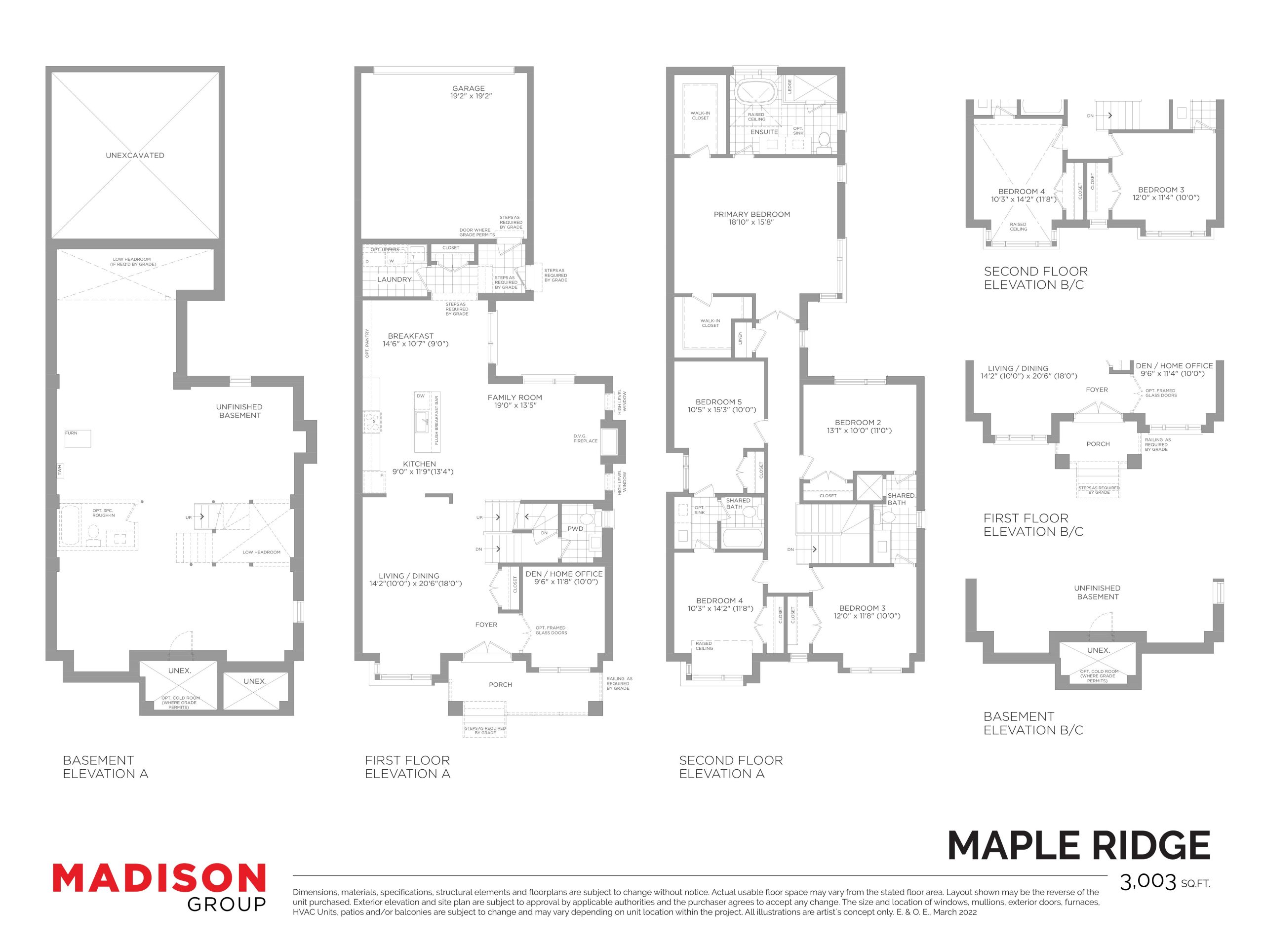 Maple Ridge floor plan