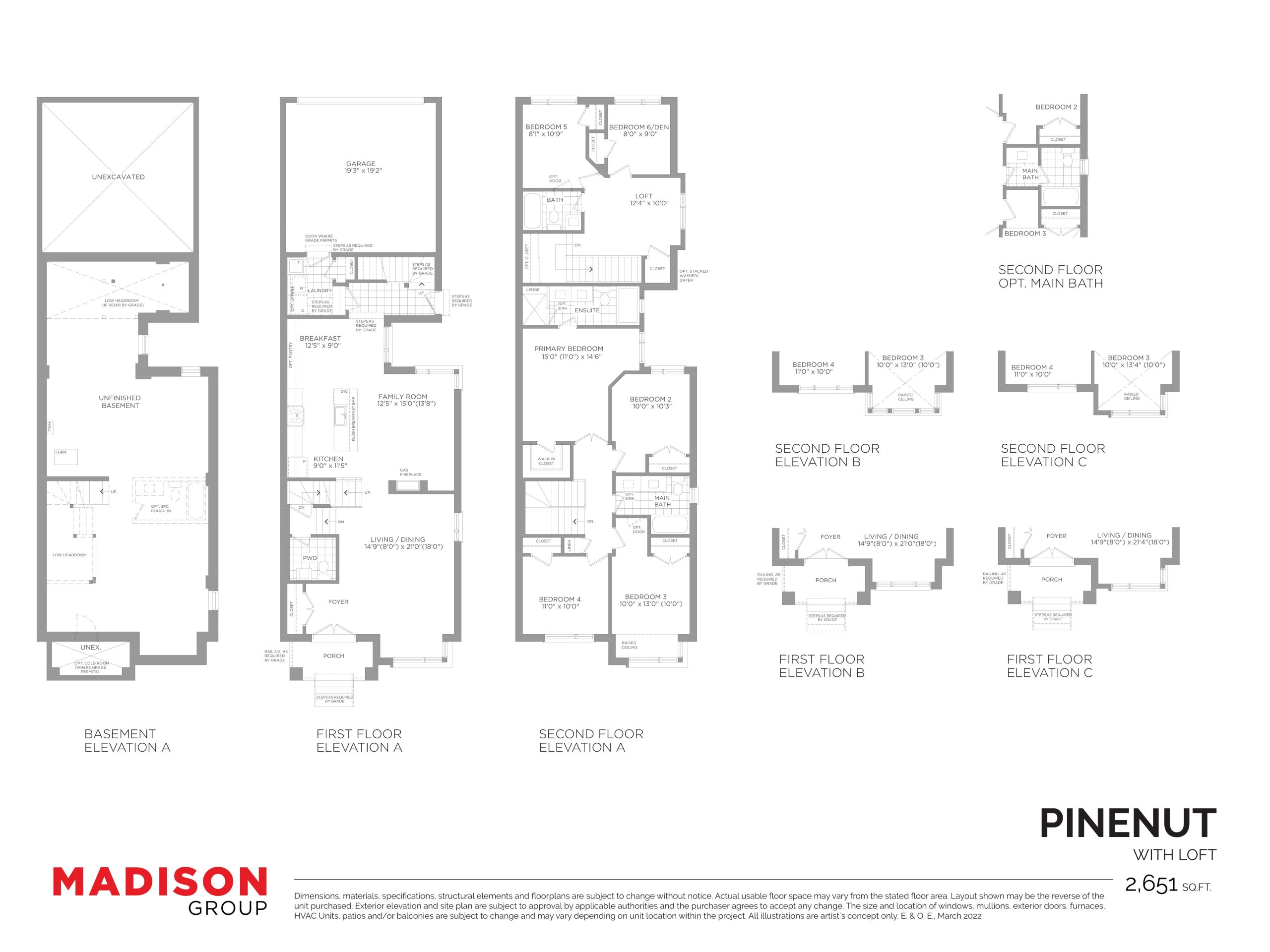 Pinenut with Loft floor plan