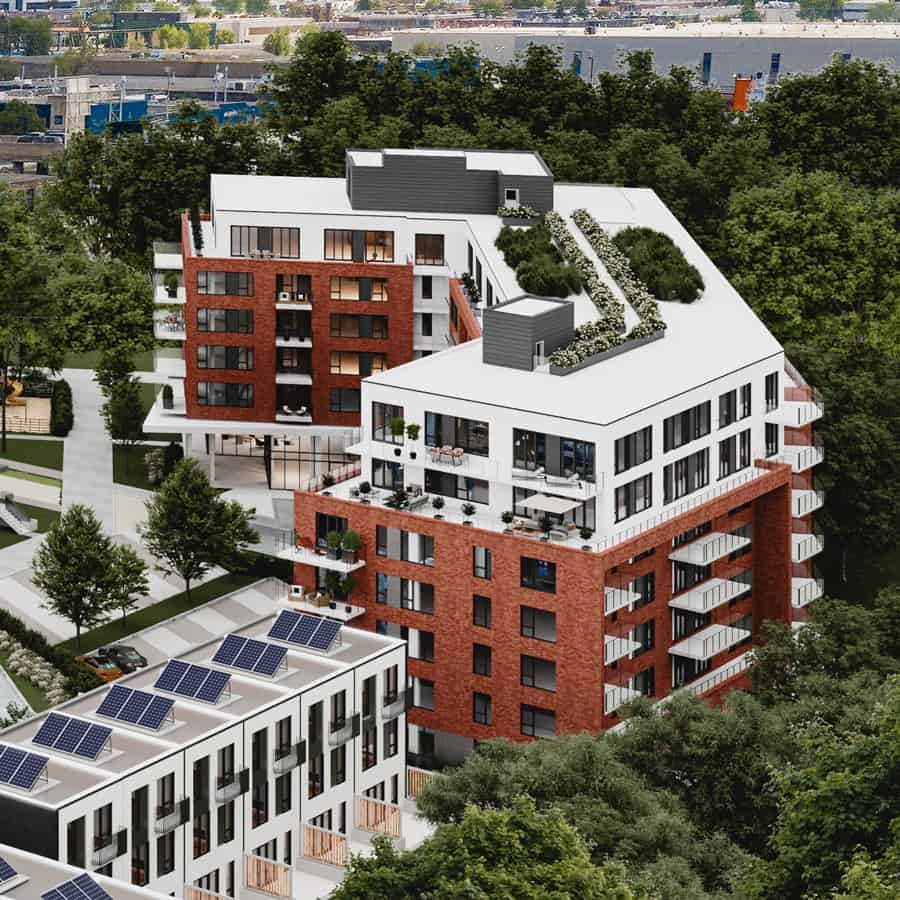 Dalia Condos in Montréal — rendering 2