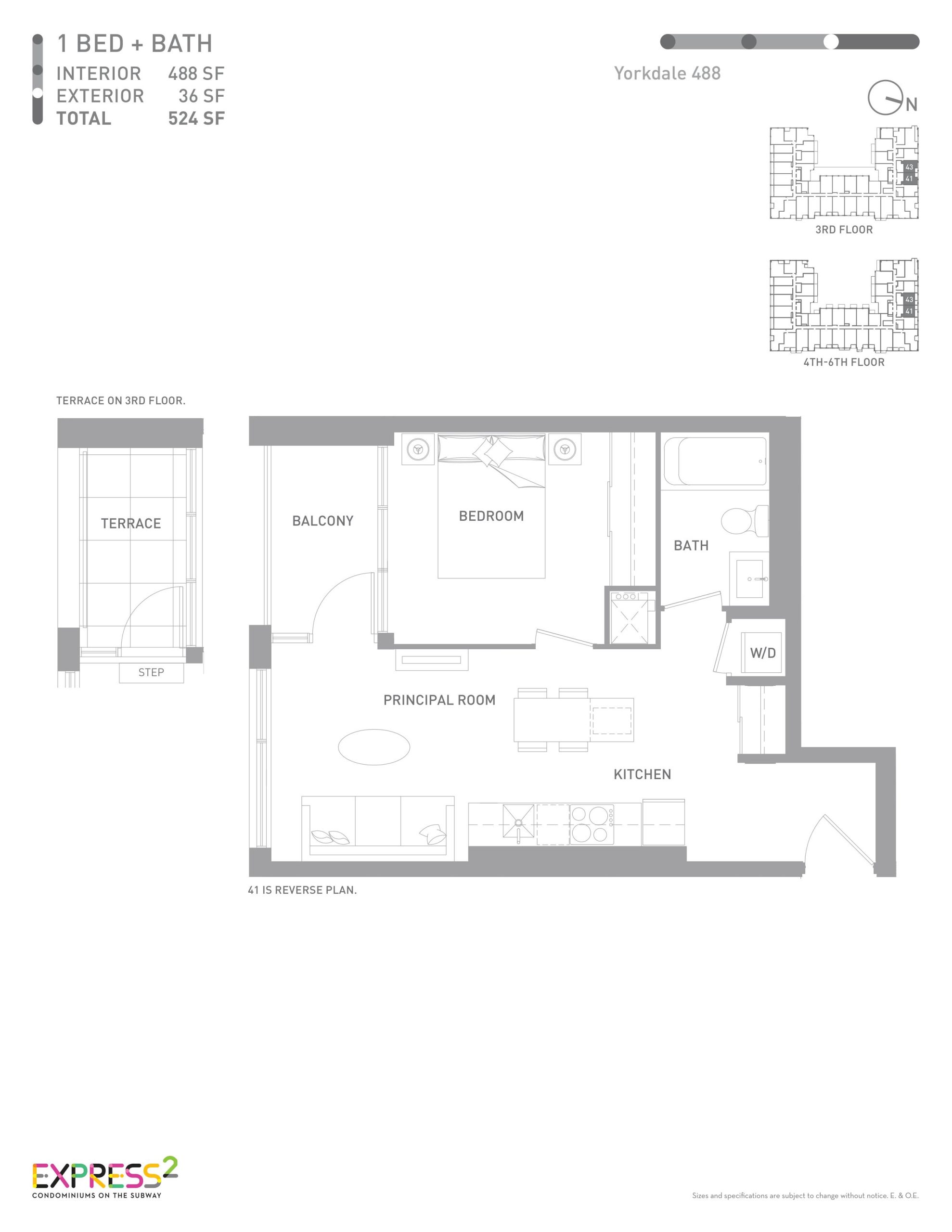 Yorkdale 488 floor plan