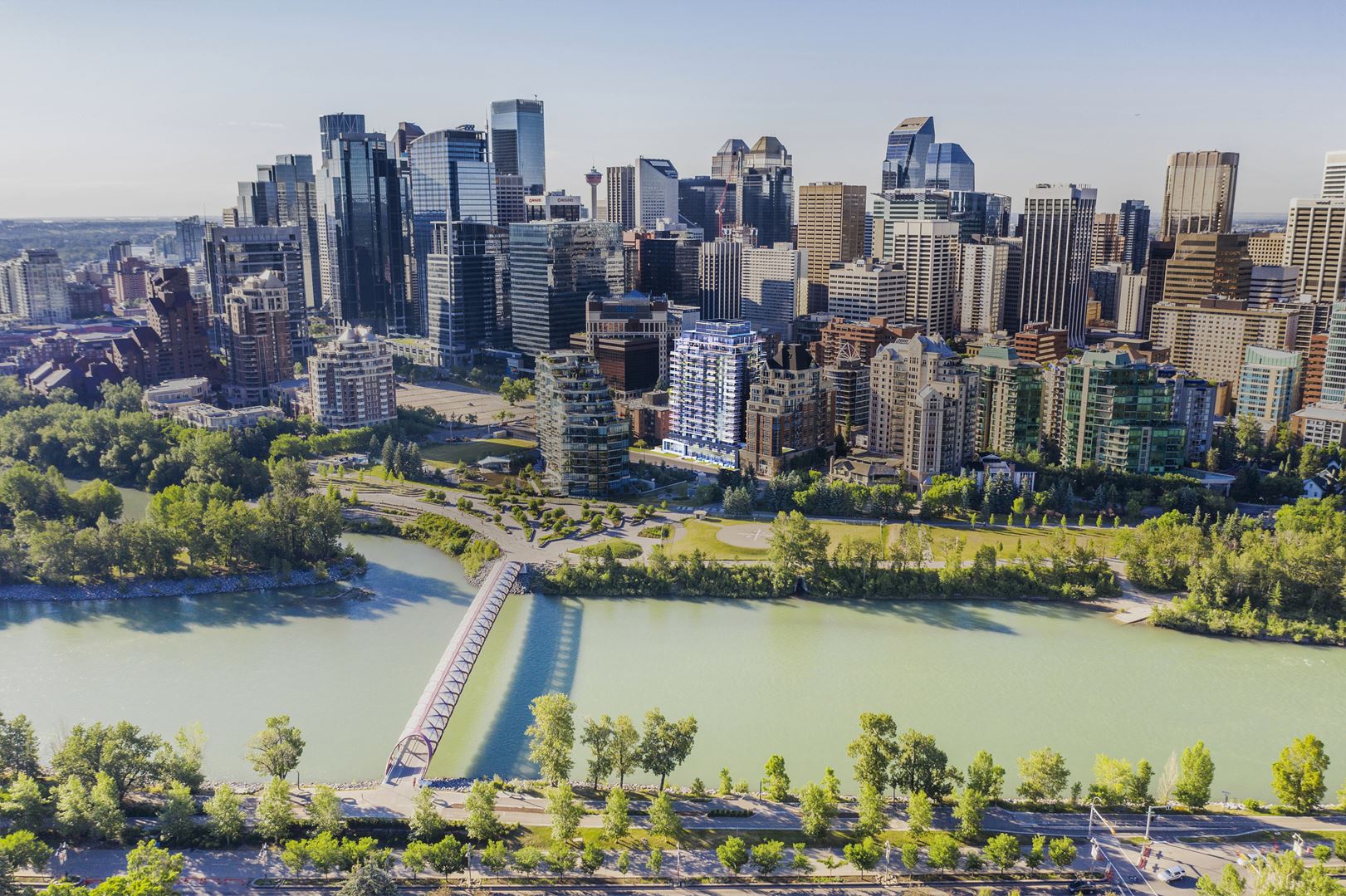 First & Park in Calgary — rendering 4
