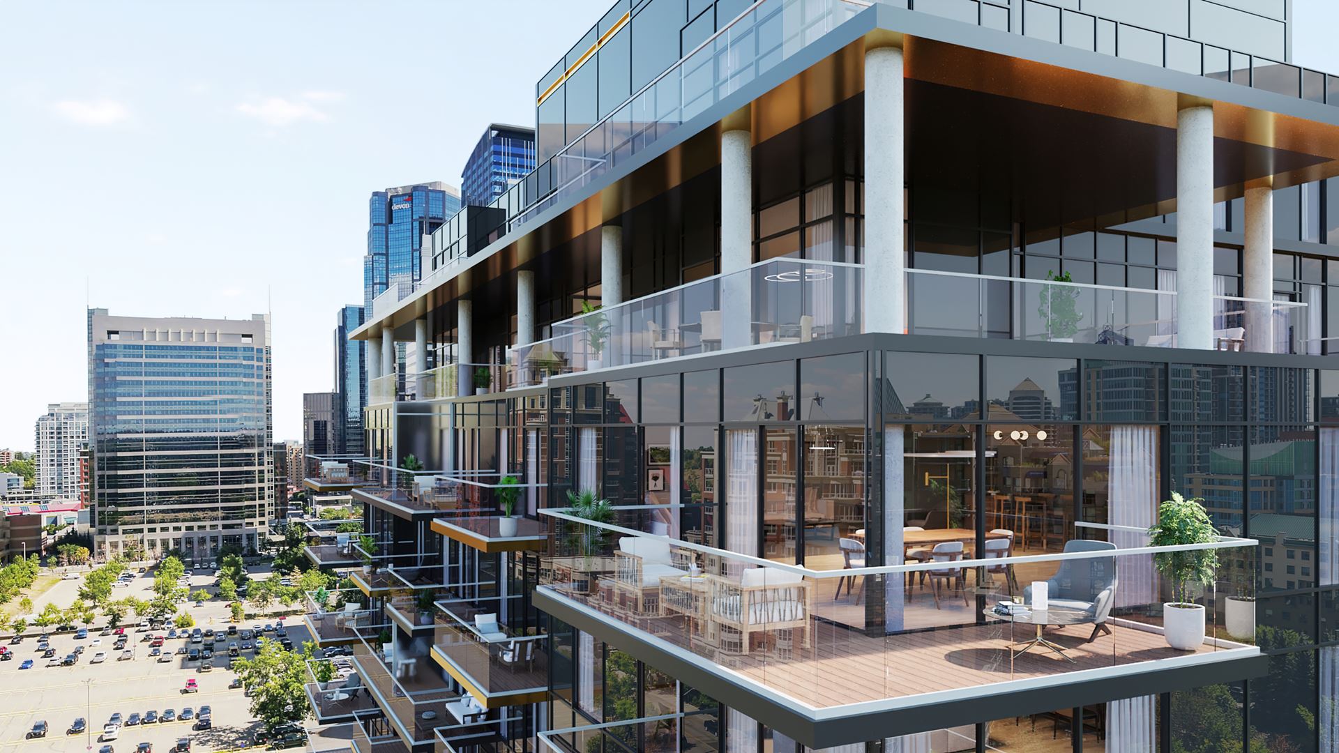 First & Park in Calgary — rendering 5