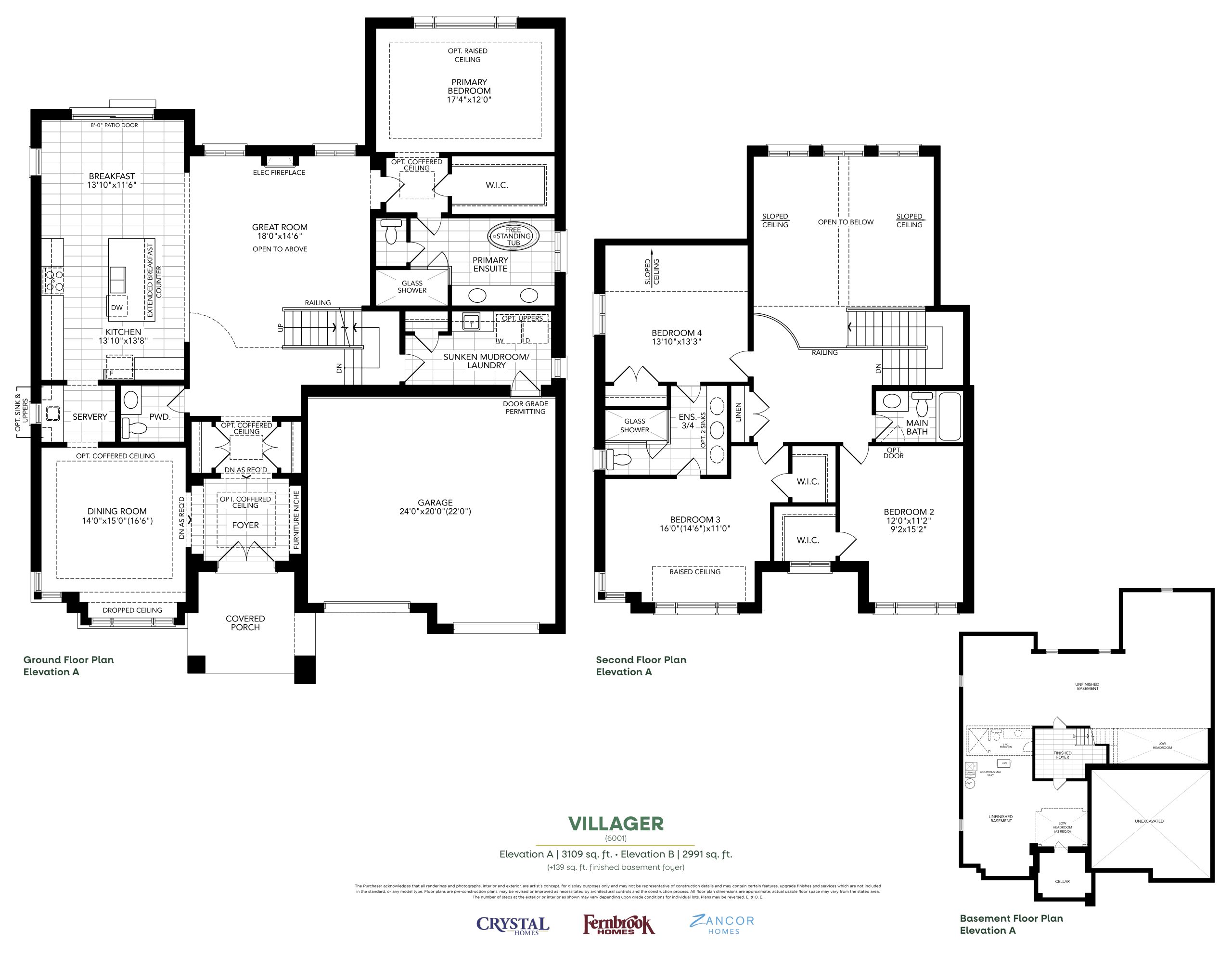 Villager floor plan