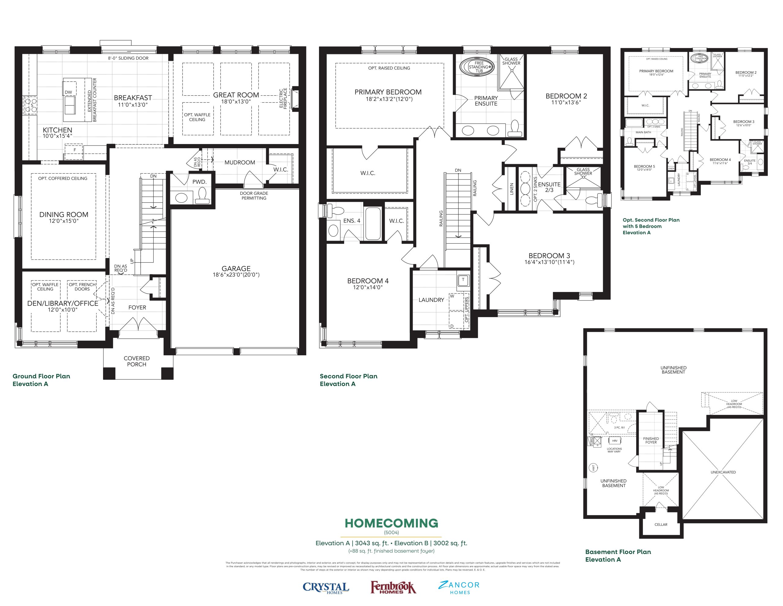 Homecoming floor plan