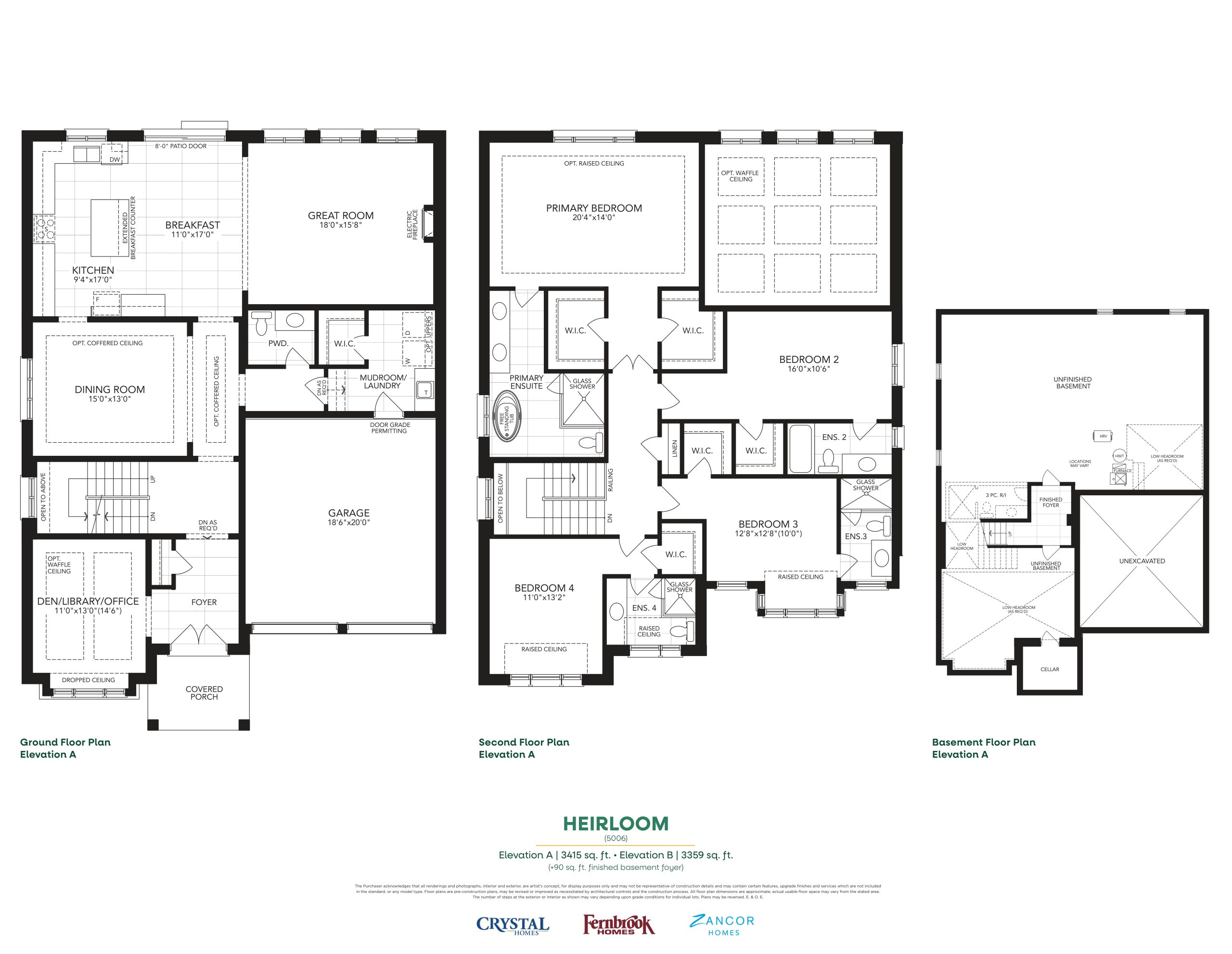 Heirloom floor plan