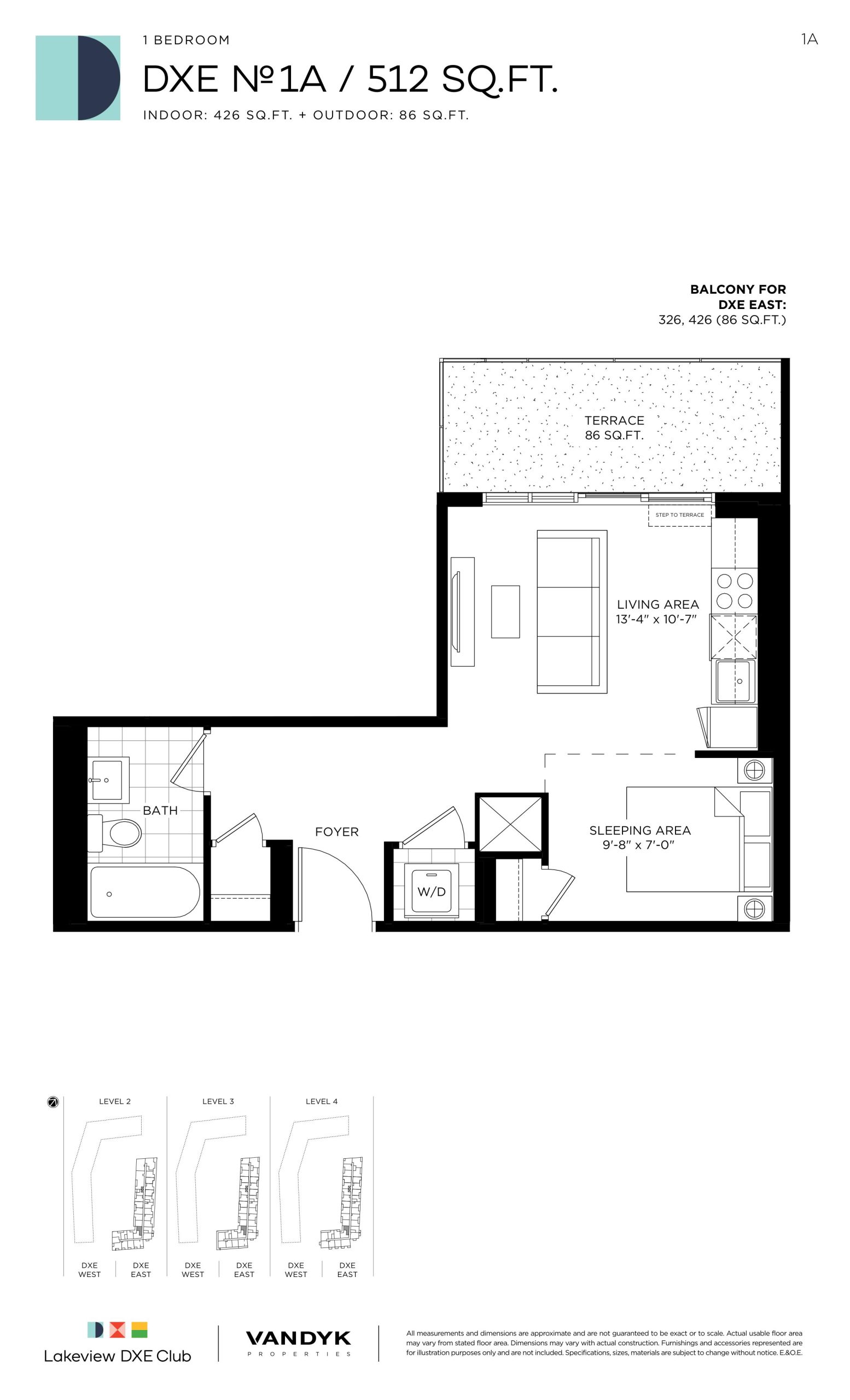 DXE No 1A floor plan