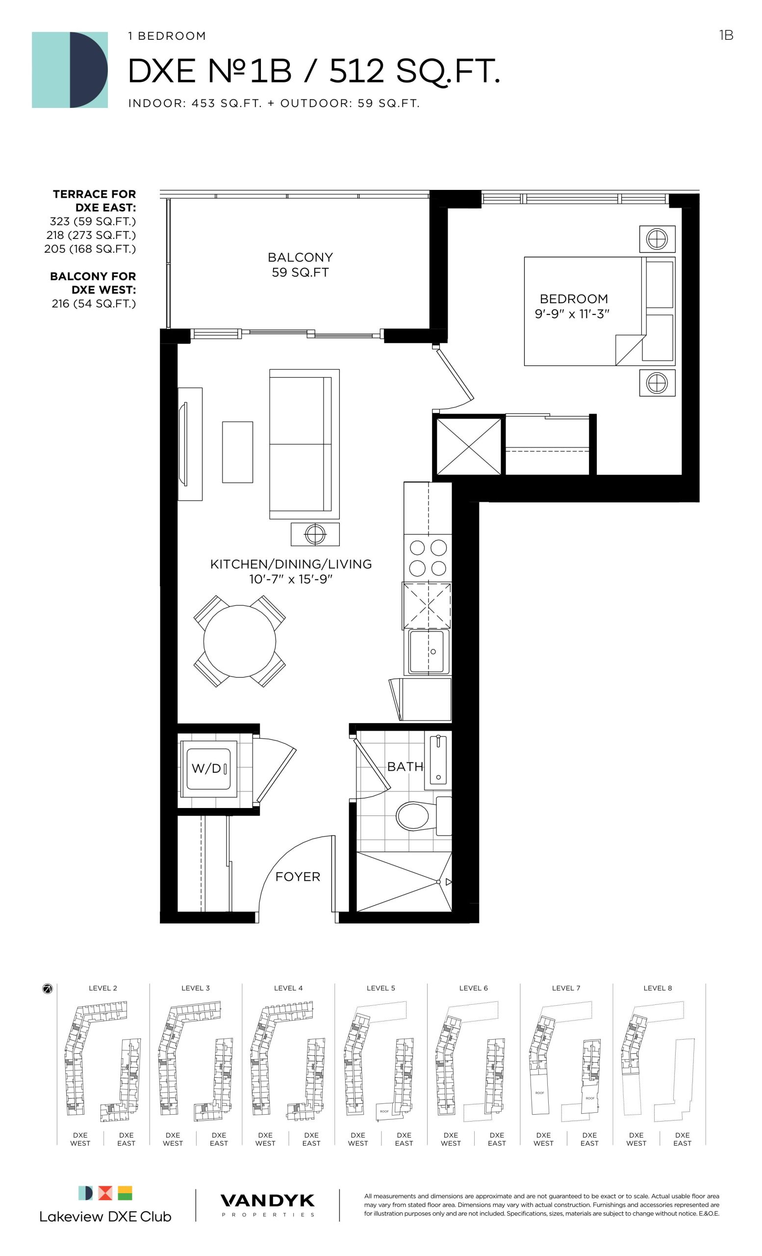 DXE No 1B floor plan
